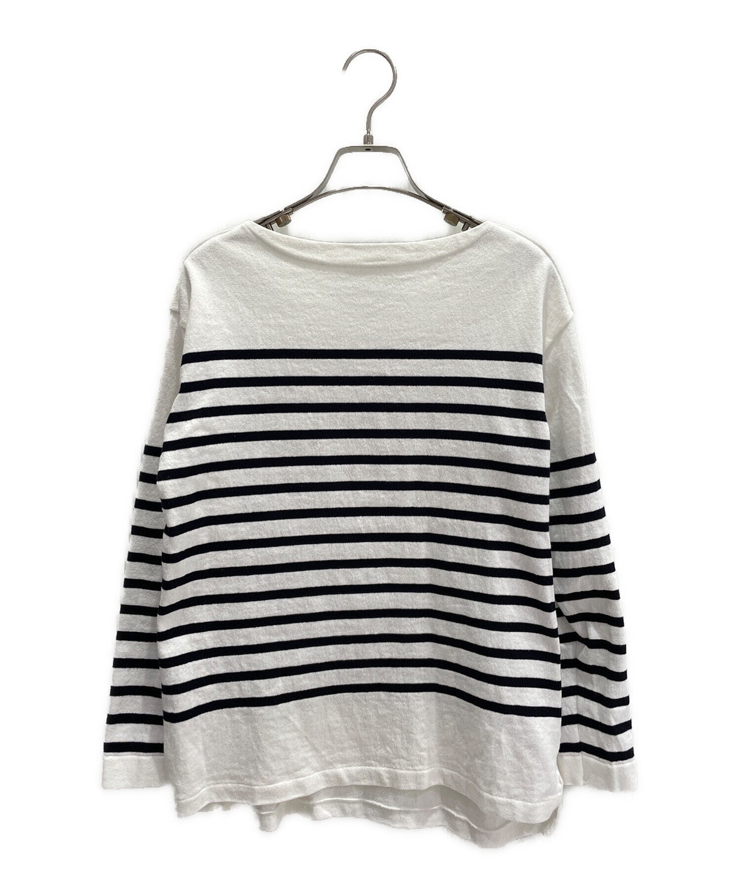 MADISONBLUE 】BORDER BOAT NECKBOAT NECK 3/4 SLEEVE TEE BORDER 