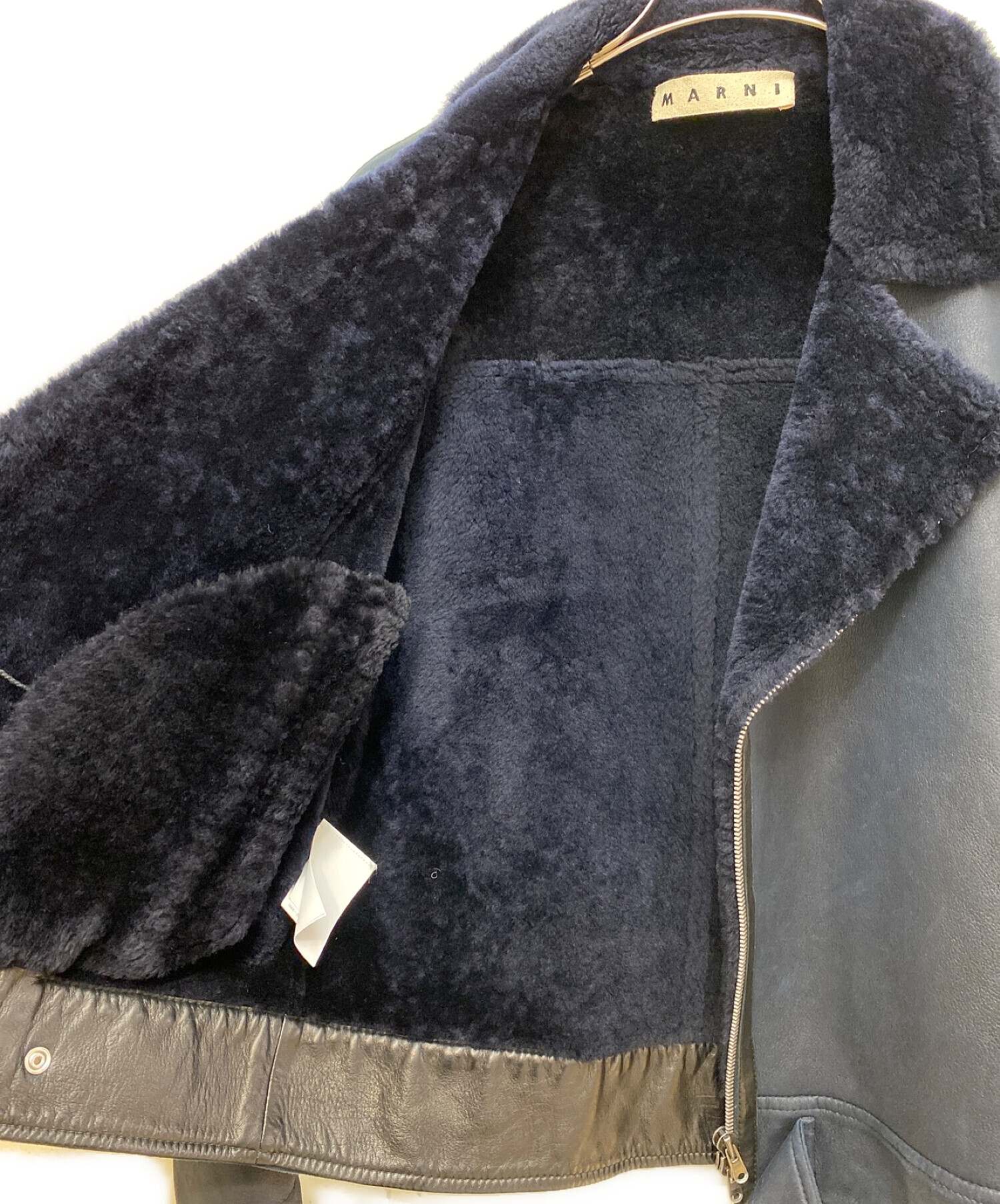マルニ レザージャケット 48 MARNI レザーコーチジャケット48 マルニ