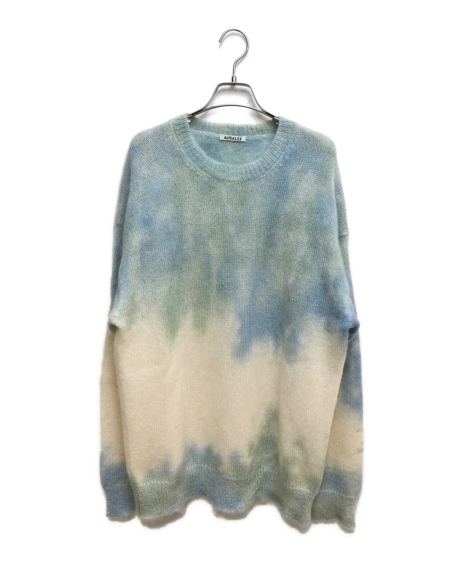 AURALEE オーラリー スーパーキッドモヘア タイダイニット ウール　4 AURALEE SUPER KID MOHAIR TIEDYE KNIT