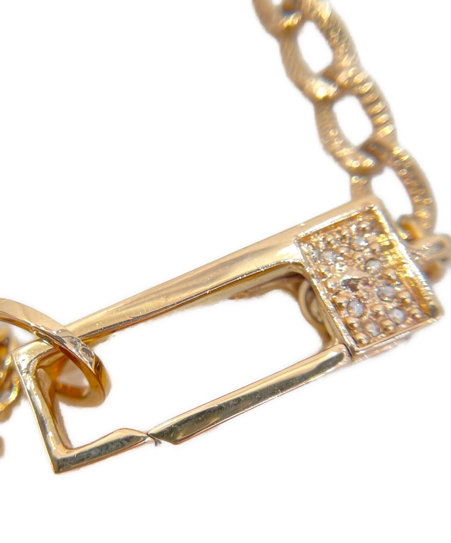 Dior ゴールド パール ツイストチェーン アンクレット 中古・古着通販】Christian Dior (クリスチャン ディオール) パール