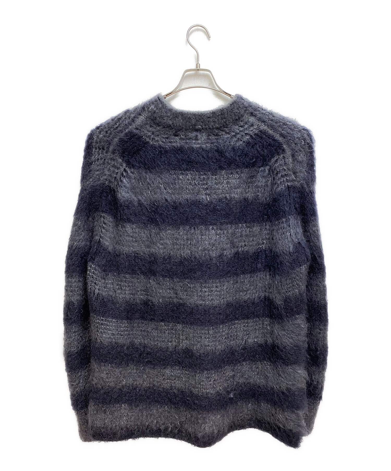 JIL SANDER モヘアニット サイズ46 中古・古着通販】JIL SANDER (ジルサンダー) STRIPED MOHAIR KNIT