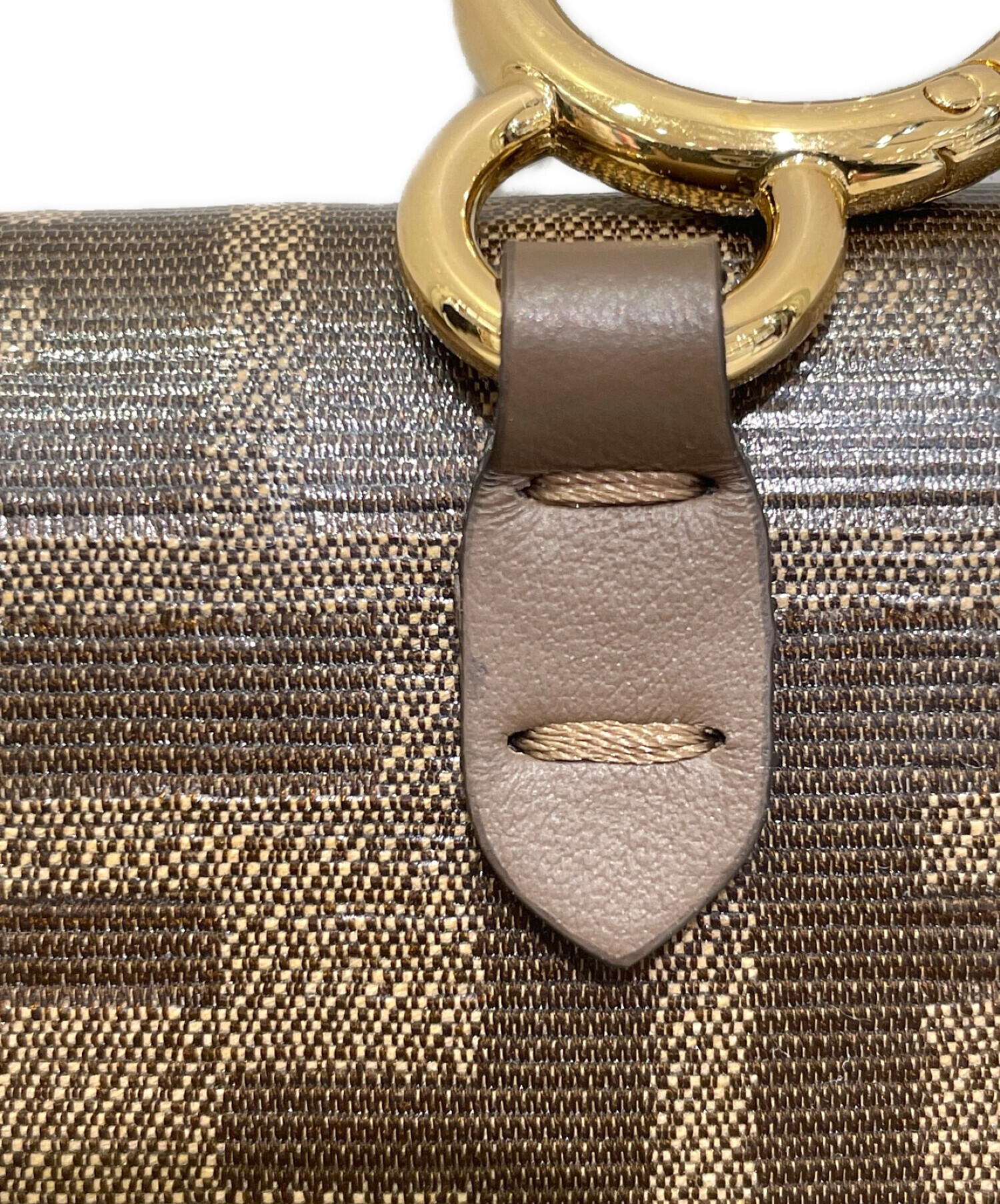中古・古着通販】FENDI (フェンディ) ナノバケットチャーム ブラウン