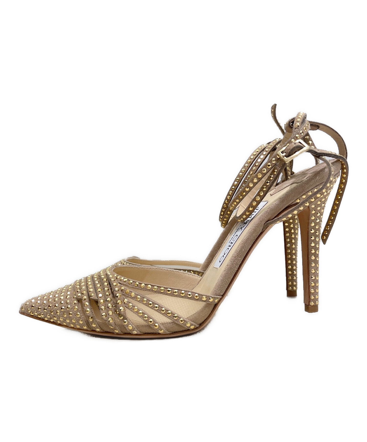 中古・古着通販】JIMMY CHOO (ジミーチュウ) スタッズレースアップ