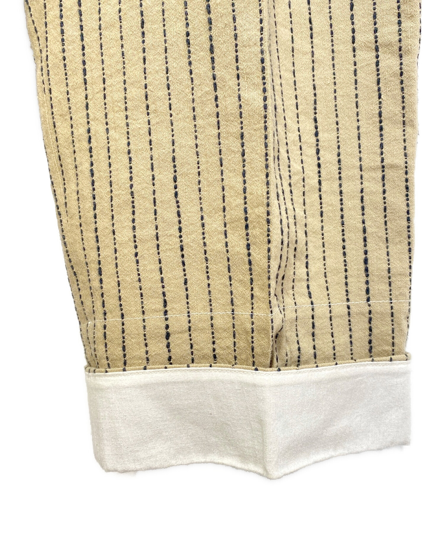 中古・古着通販】CELINE (セリーヌ) ストライプパンツ ベージュ サイズ