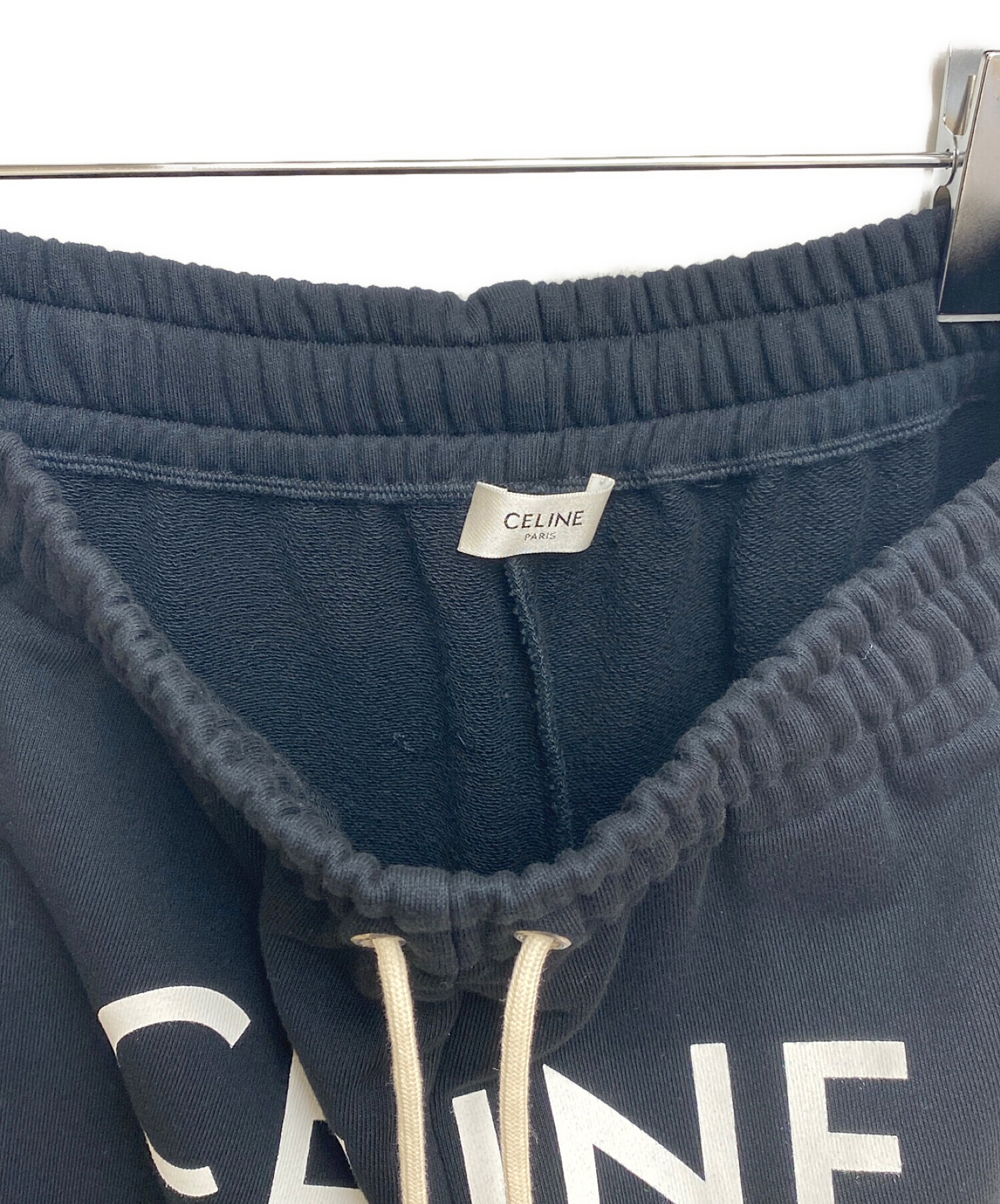 中古・古着通販】CELINE (セリーヌ) ルーズジョガーパンツ ブラック