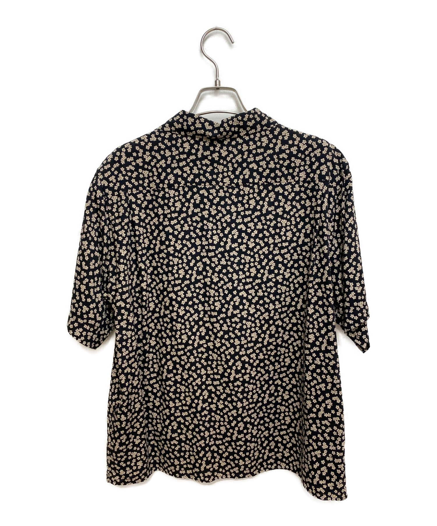 中古・古着通販】CELINE (セリーヌ) フラワーシャツ ブラック サイズ