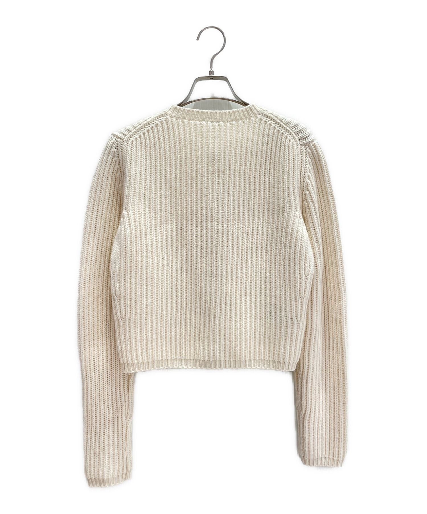 中古・古着通販】MIU MIU (ミュウミュウ) ビジューボタンカーディガン