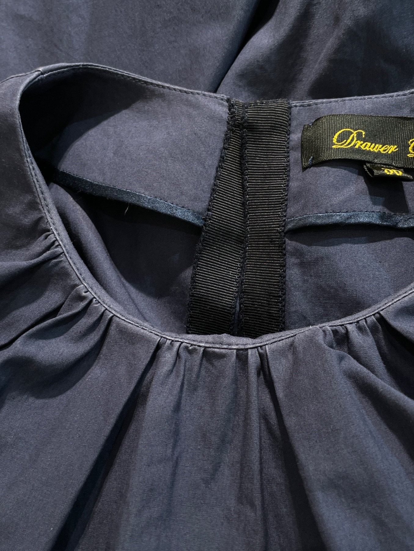 中古・古着通販】DRAWER (ドゥロワー) ウエストタイワンピース 