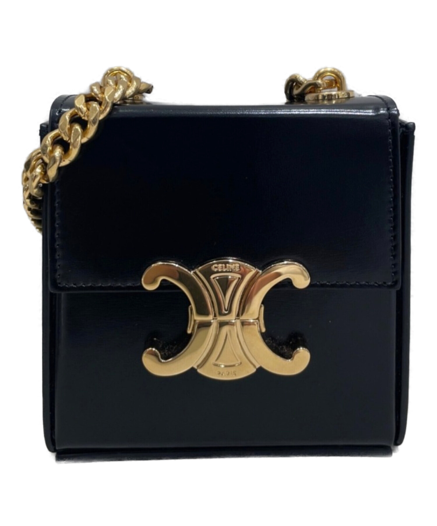 中古・古着通販】CELINE (セリーヌ) トリオンフ ミニチェーンボックス