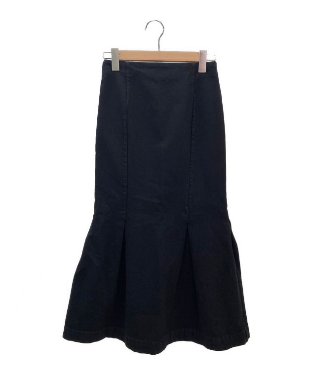 KHAITE ケイト 黒デニム ロングスカート 25 アメリカ製 中古・古着通販】KHAITE (ケイト) デニムミディ丈スカート ブラック