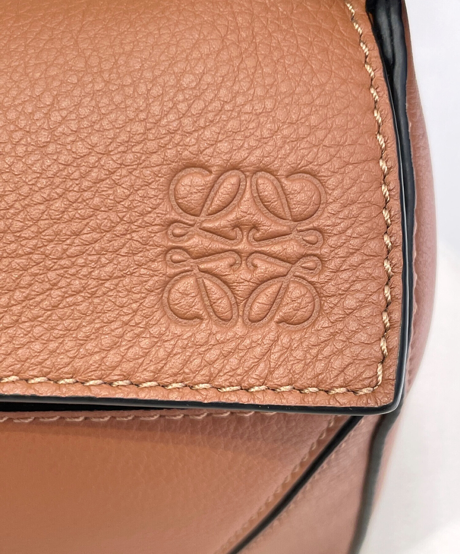 中古・古着通販】LOEWE (ロエベ) パズルバッグスモール タン｜ブランド