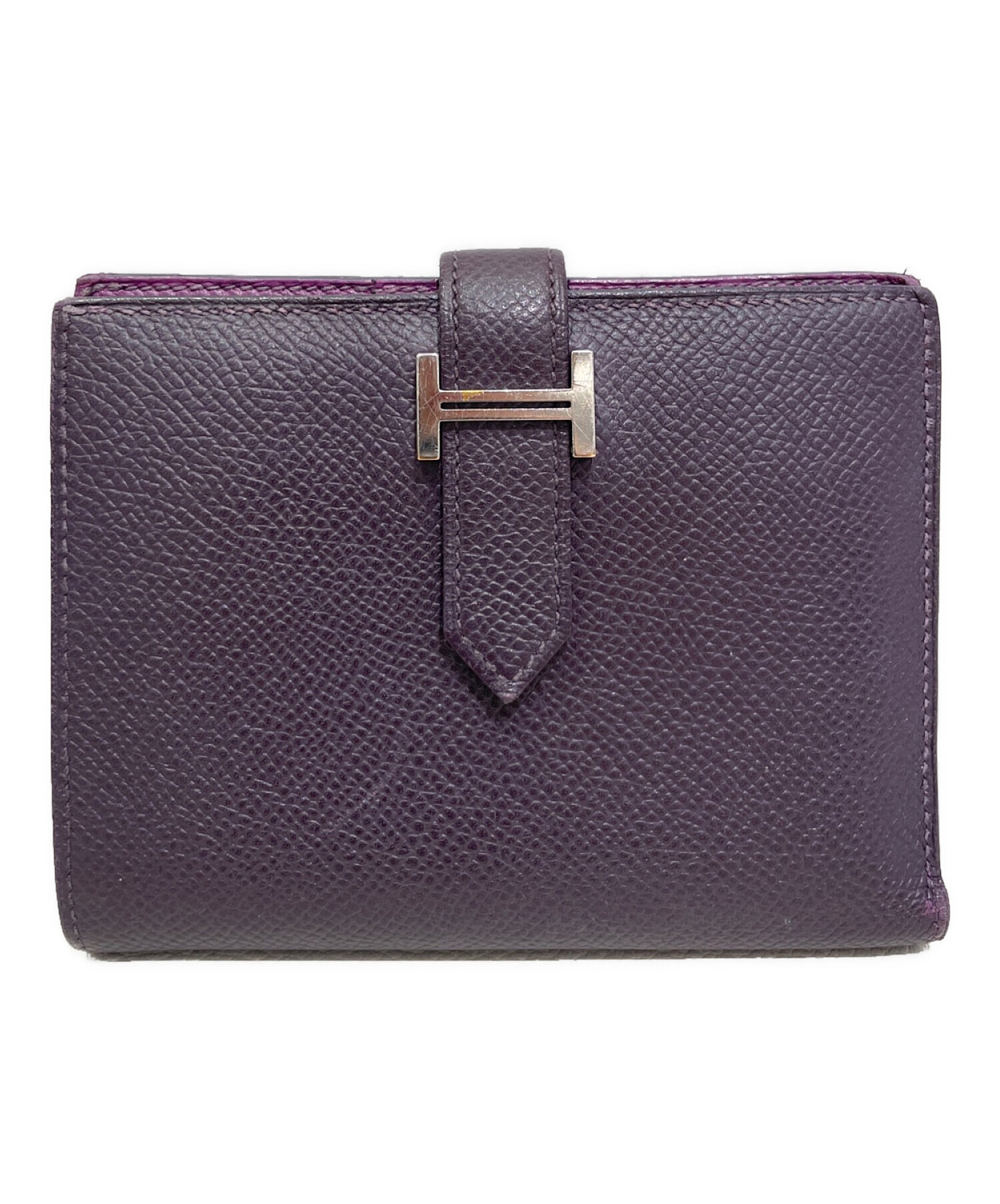 中古・古着通販】HERMES (エルメス) ベアンコンパクト パープル 