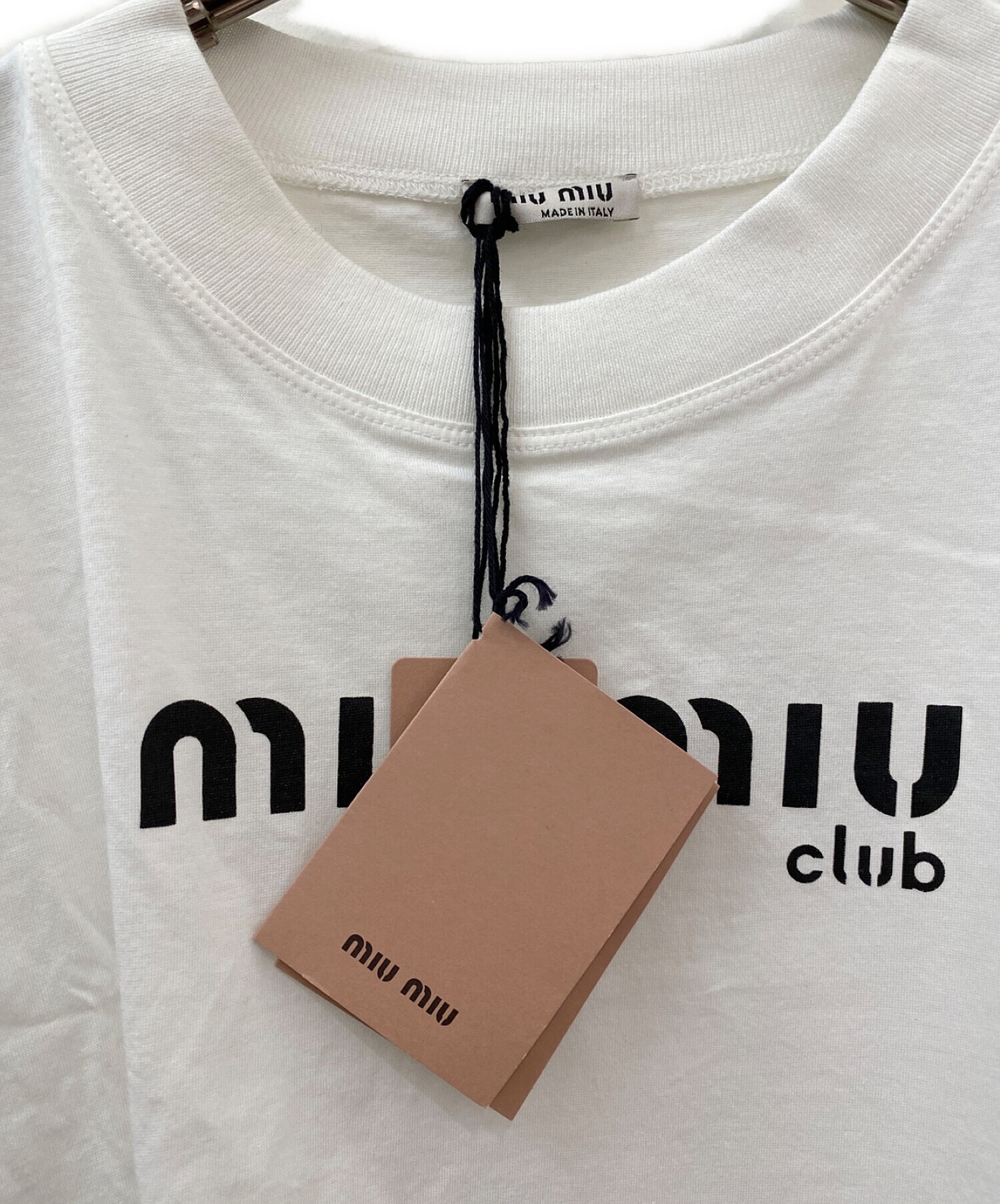 中古・古着通販】MIU MIU (ミュウミュウ) ノースリーブカットオフT