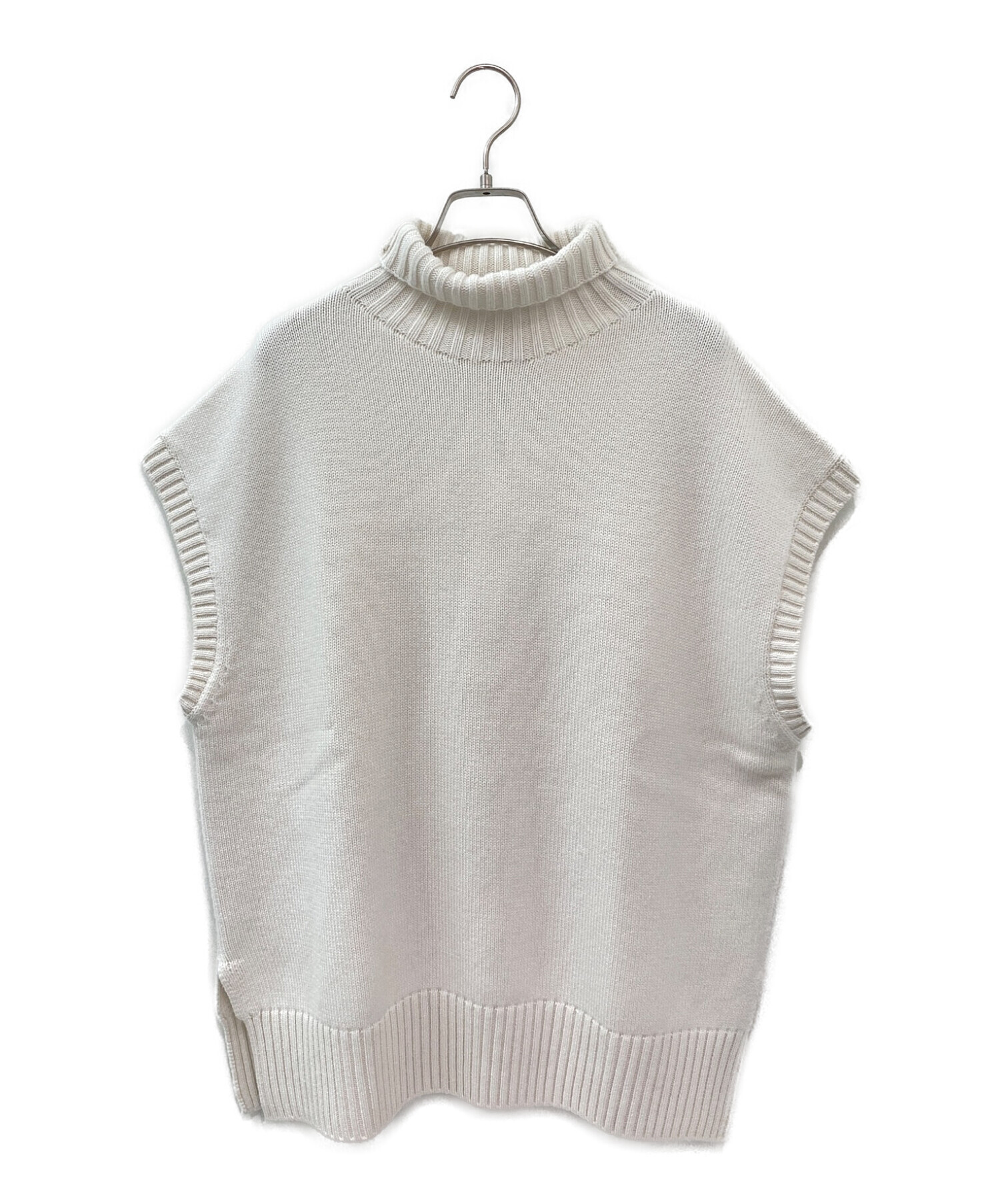 中古・古着通販】ebure (エブール) カシミヤタートルニットベスト