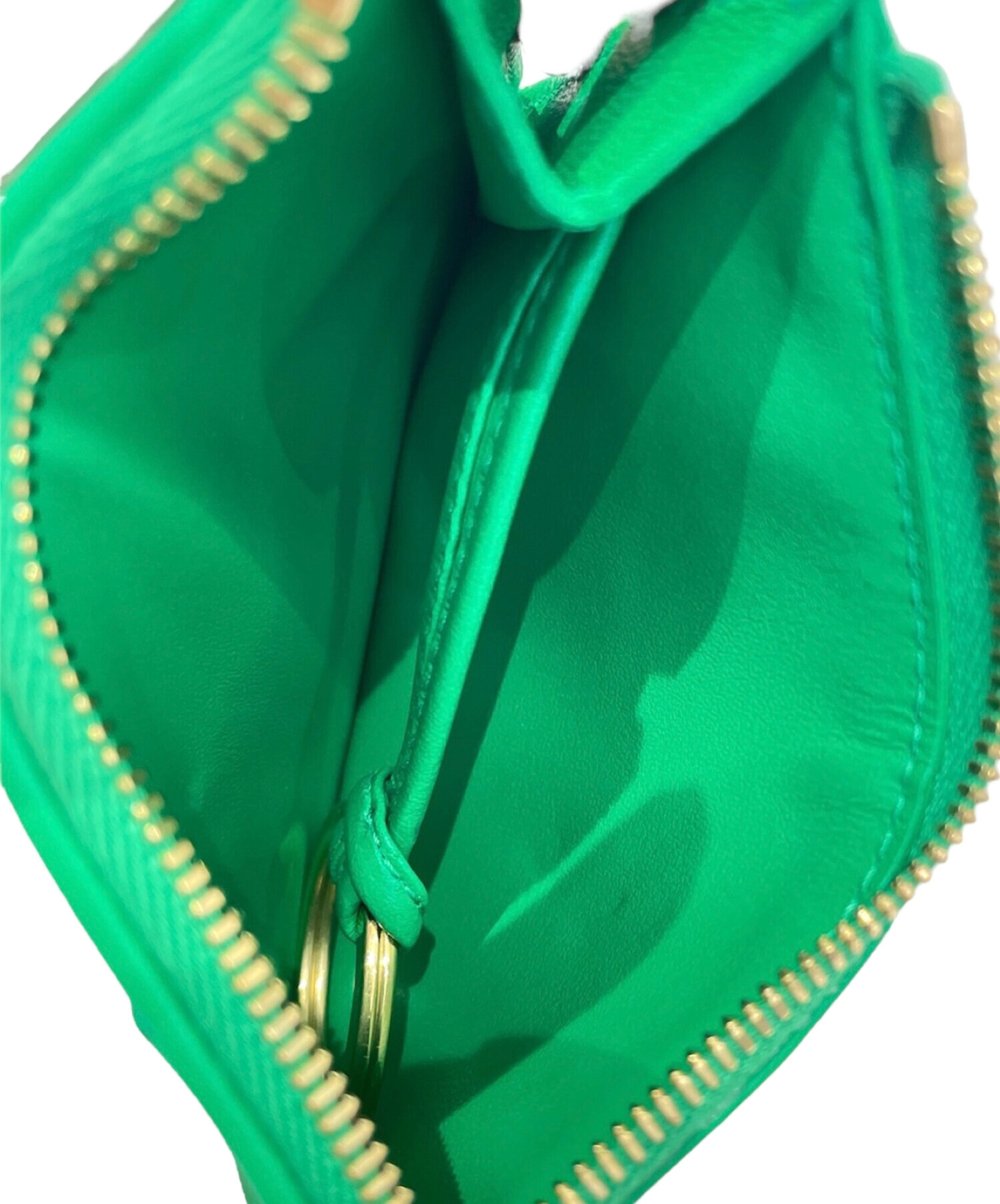 【美品】BOTTEGA VENETA ケース ラウンドファスナー グリーン 中古・古着通販】BOTTEGA VENETA (ボッテガベネタ) カセットファスナー