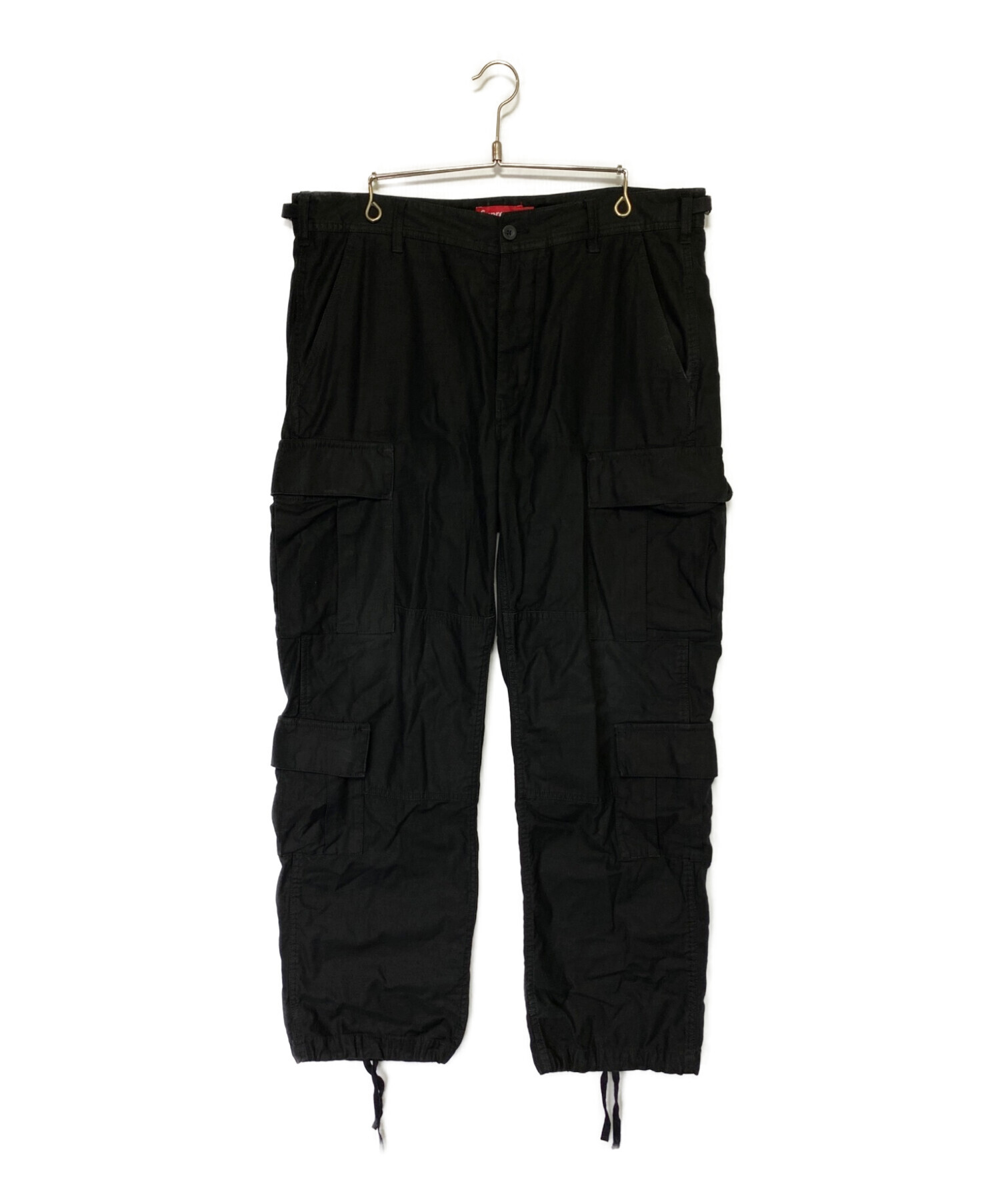 ギャラ supreme cargo pant 34 ブラック カーゴパンツ 【公式通販】