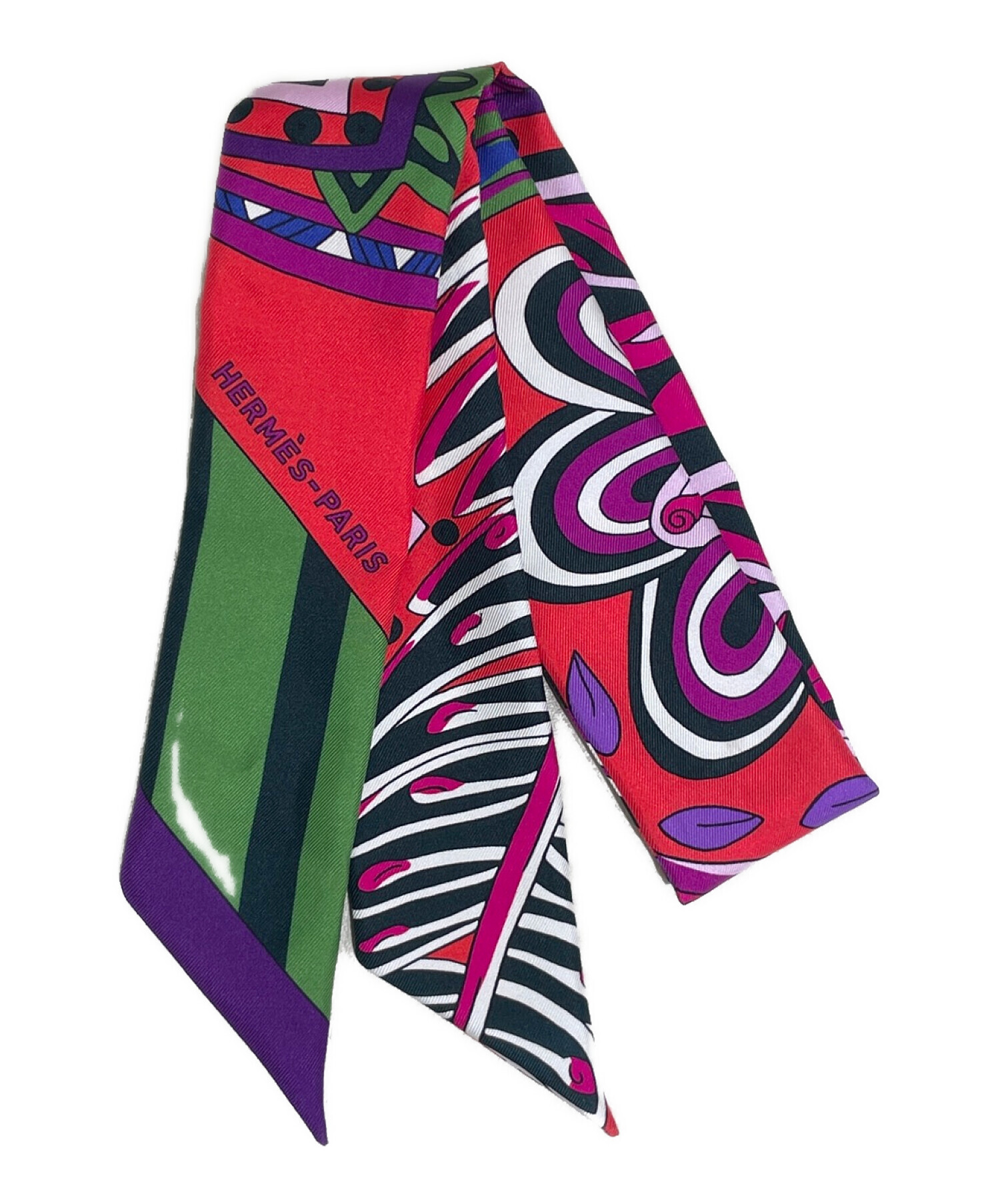 中古・古着通販】HERMES (エルメス) ツイリー ショッキングピンク