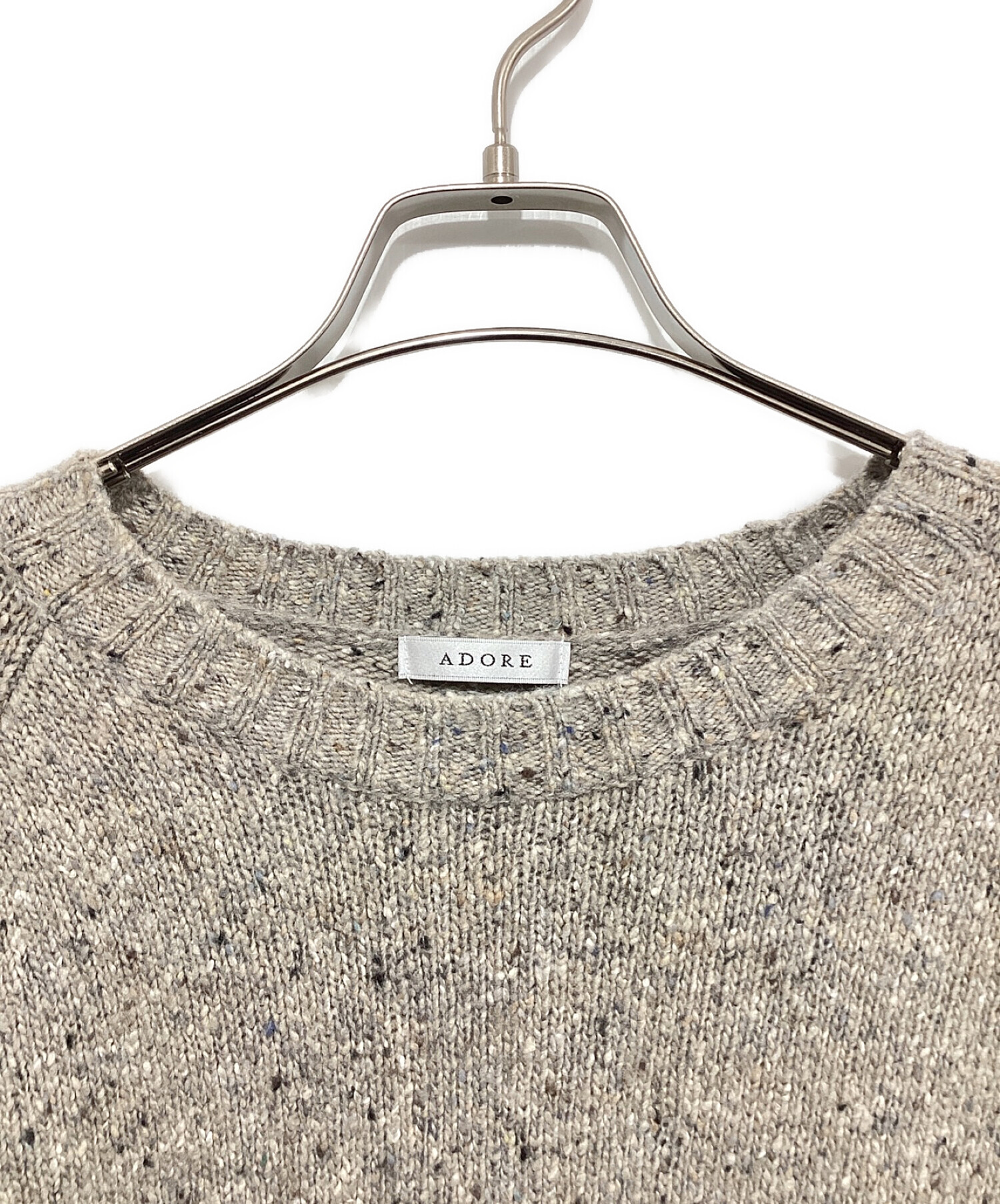 中古・古着通販】ADORE (アドーア) ウールネップニットプル