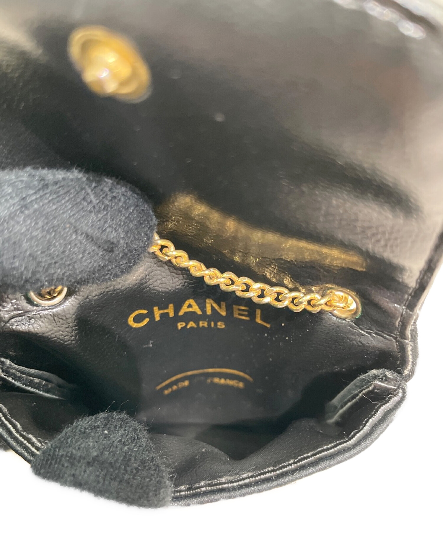 中古・古着通販】CHANEL (シャネル) シャネルマイクロポーチネックレス 