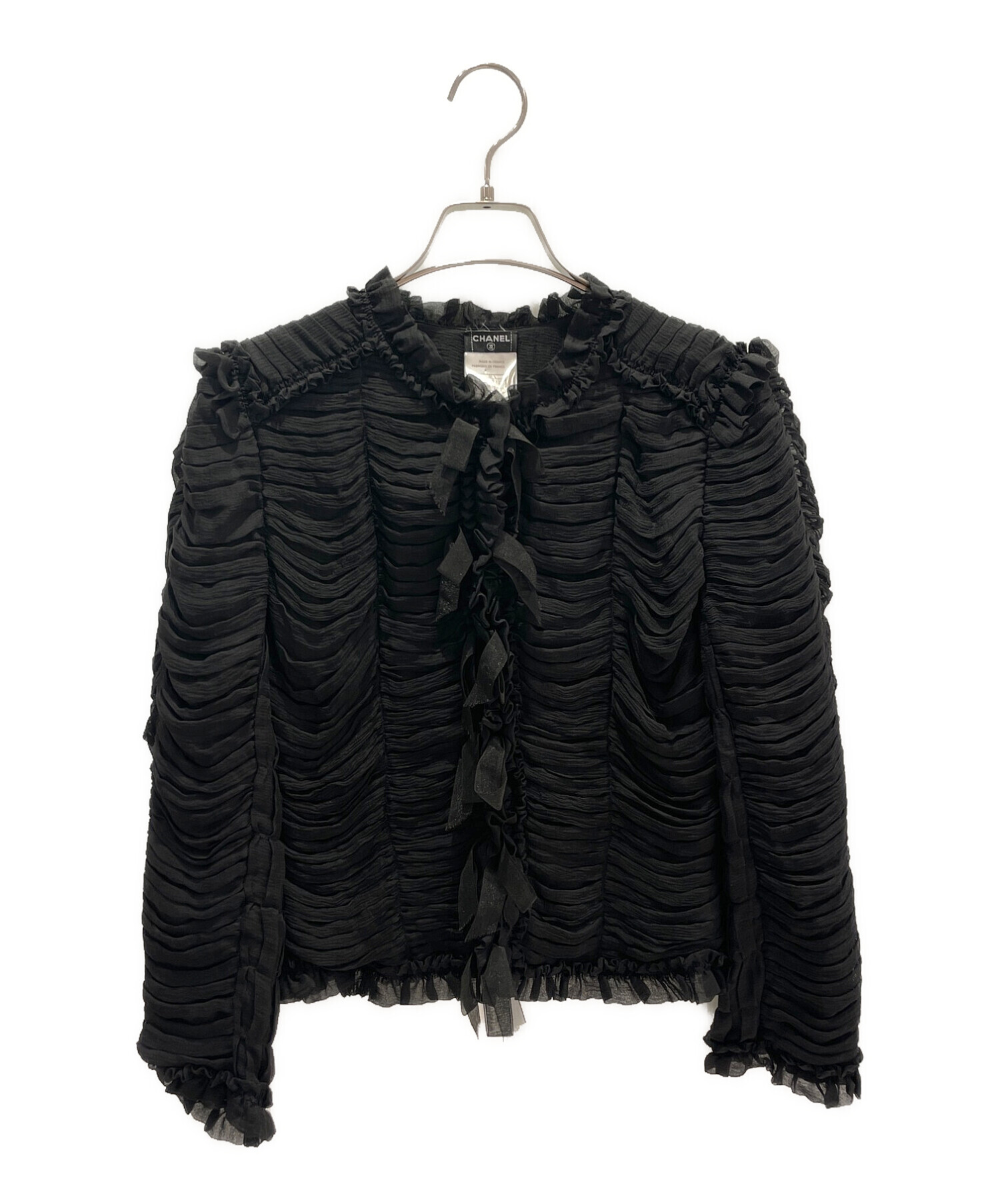 中古・古着通販】CHANEL (シャネル) フリルシフォンジャケット
