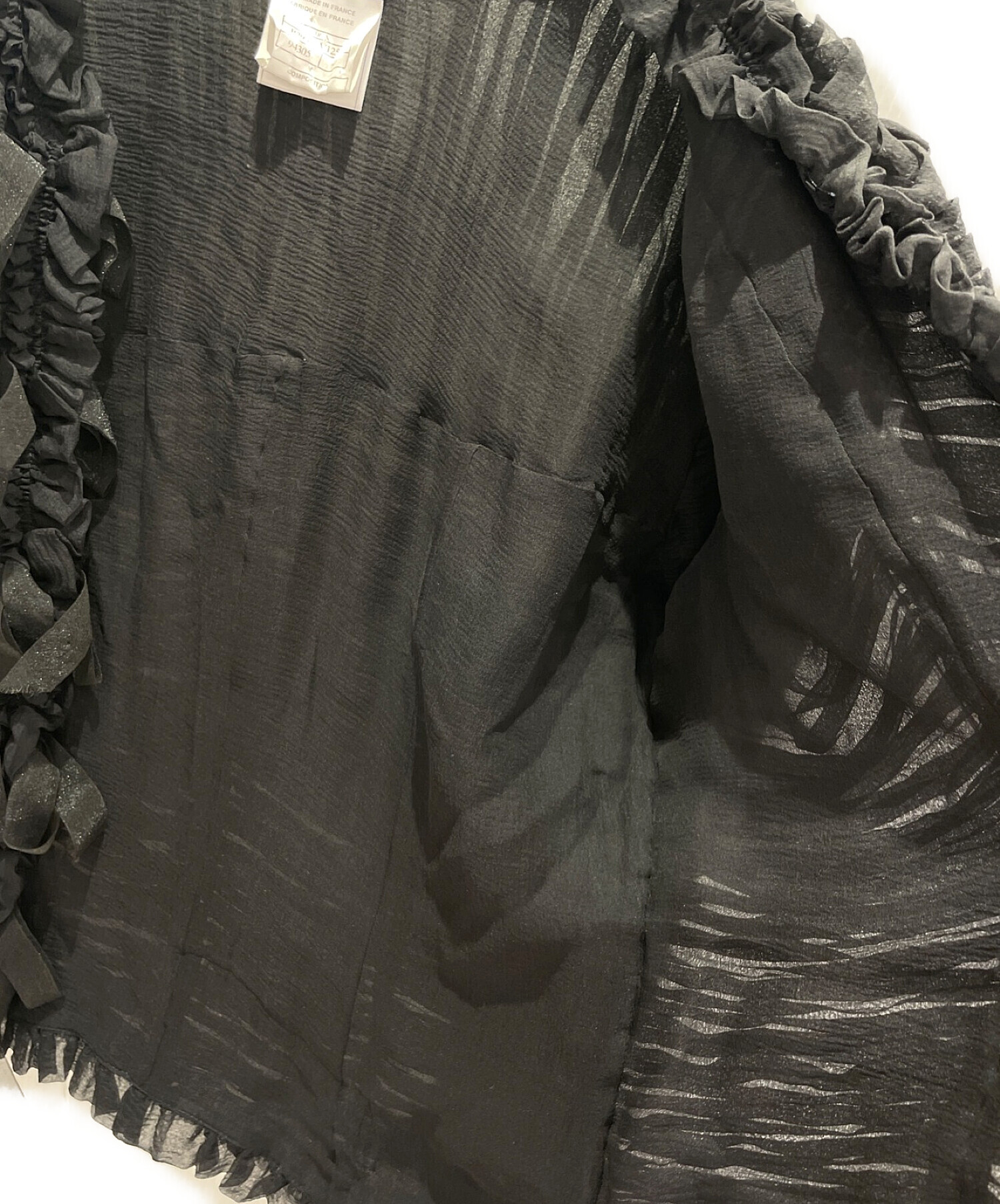 中古・古着通販】CHANEL (シャネル) フリルシフォンジャケット