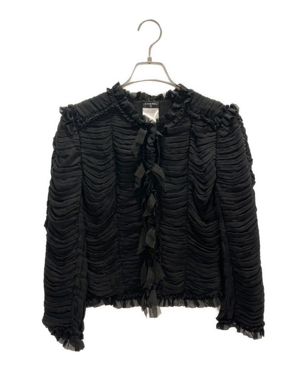 中古・古着通販】CHANEL (シャネル) フリルシフォンジャケット 
