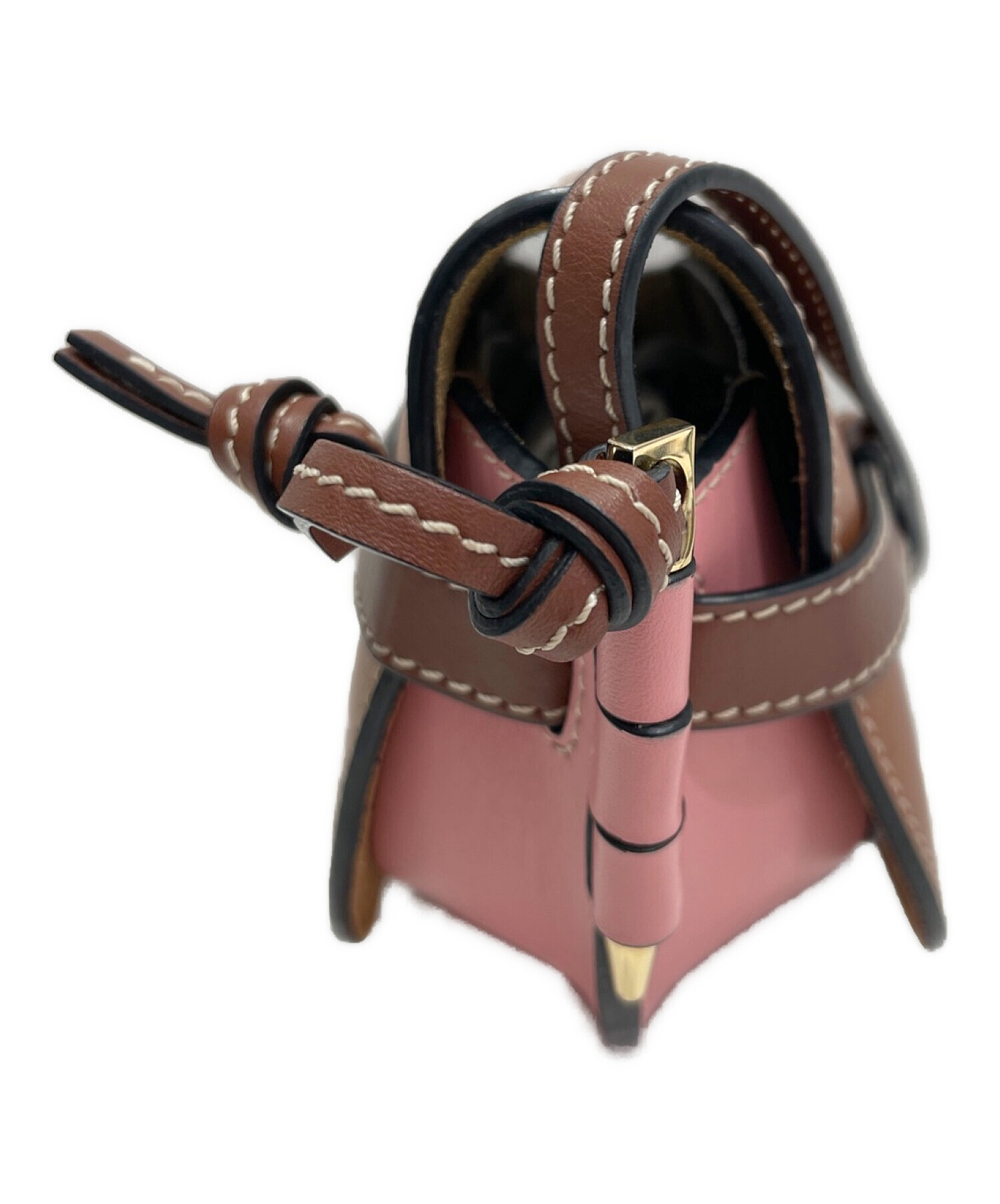中古・古着通販】LOEWE (ロエベ) ゲートデュアルバッグミニ タン 