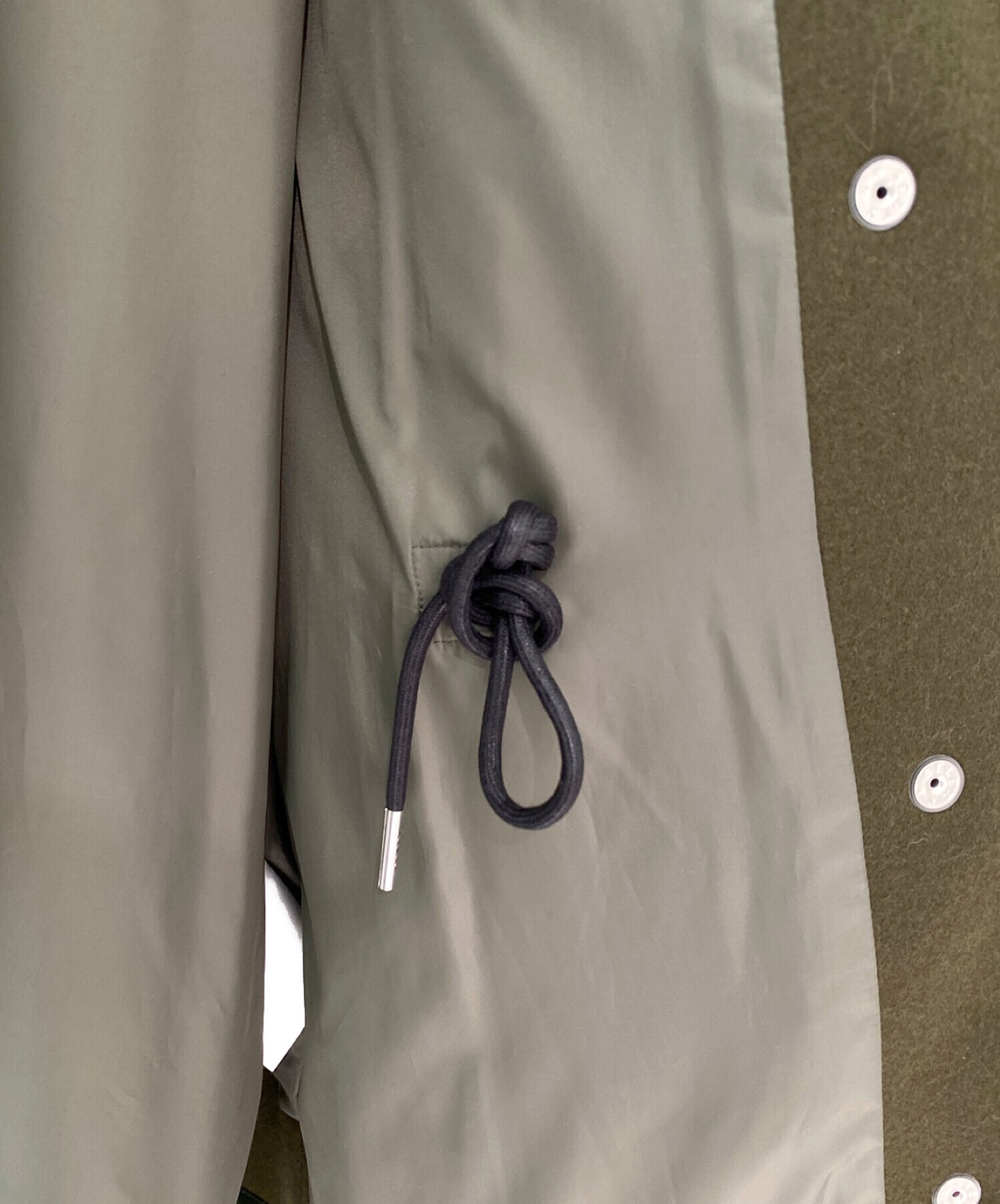 中古・古着通販】sacai (サカイ) Faux Shearling x Nylon Twill Coat