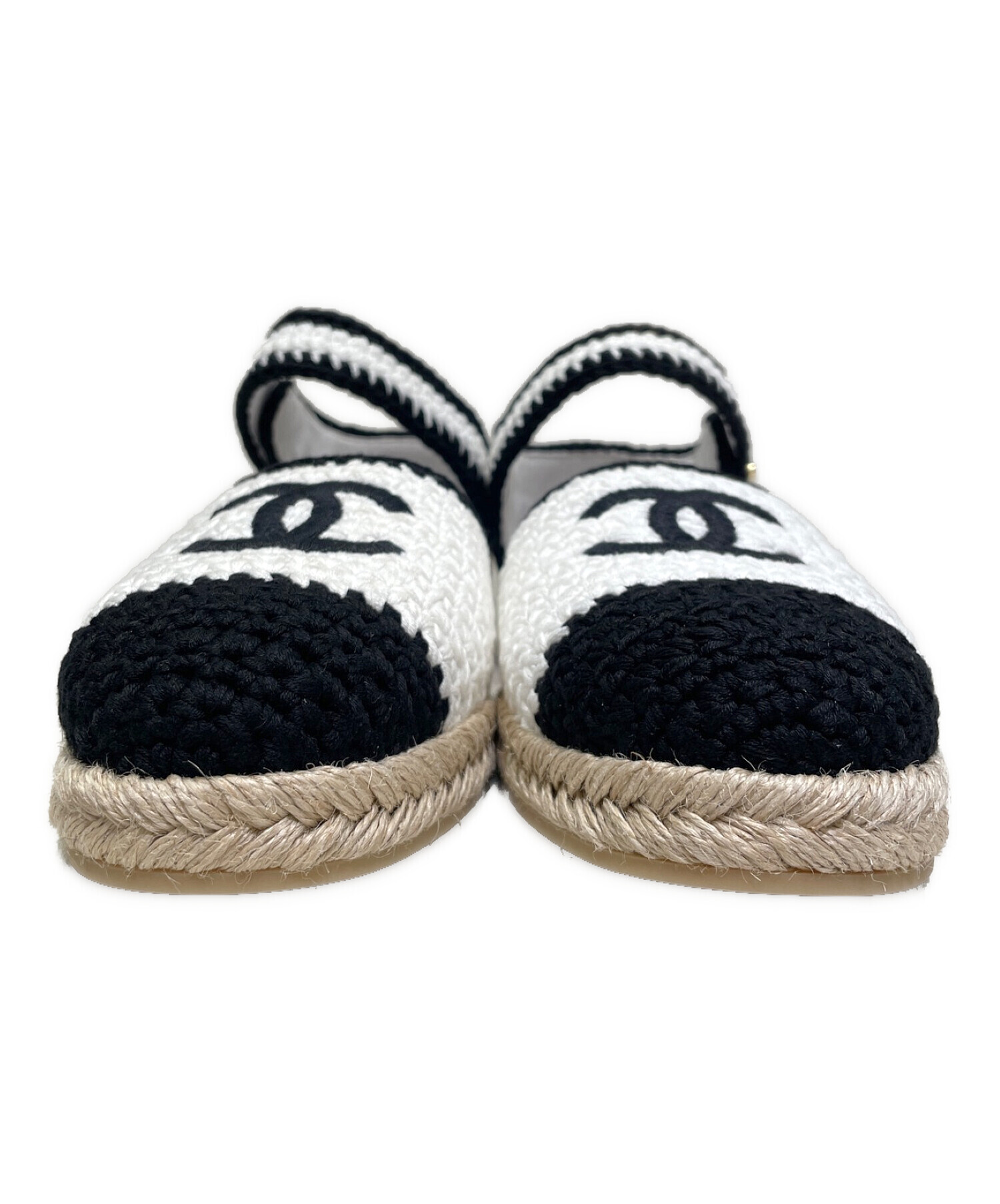 中古・古着通販】CHANEL (シャネル) フラットエスパドリーユサンダル