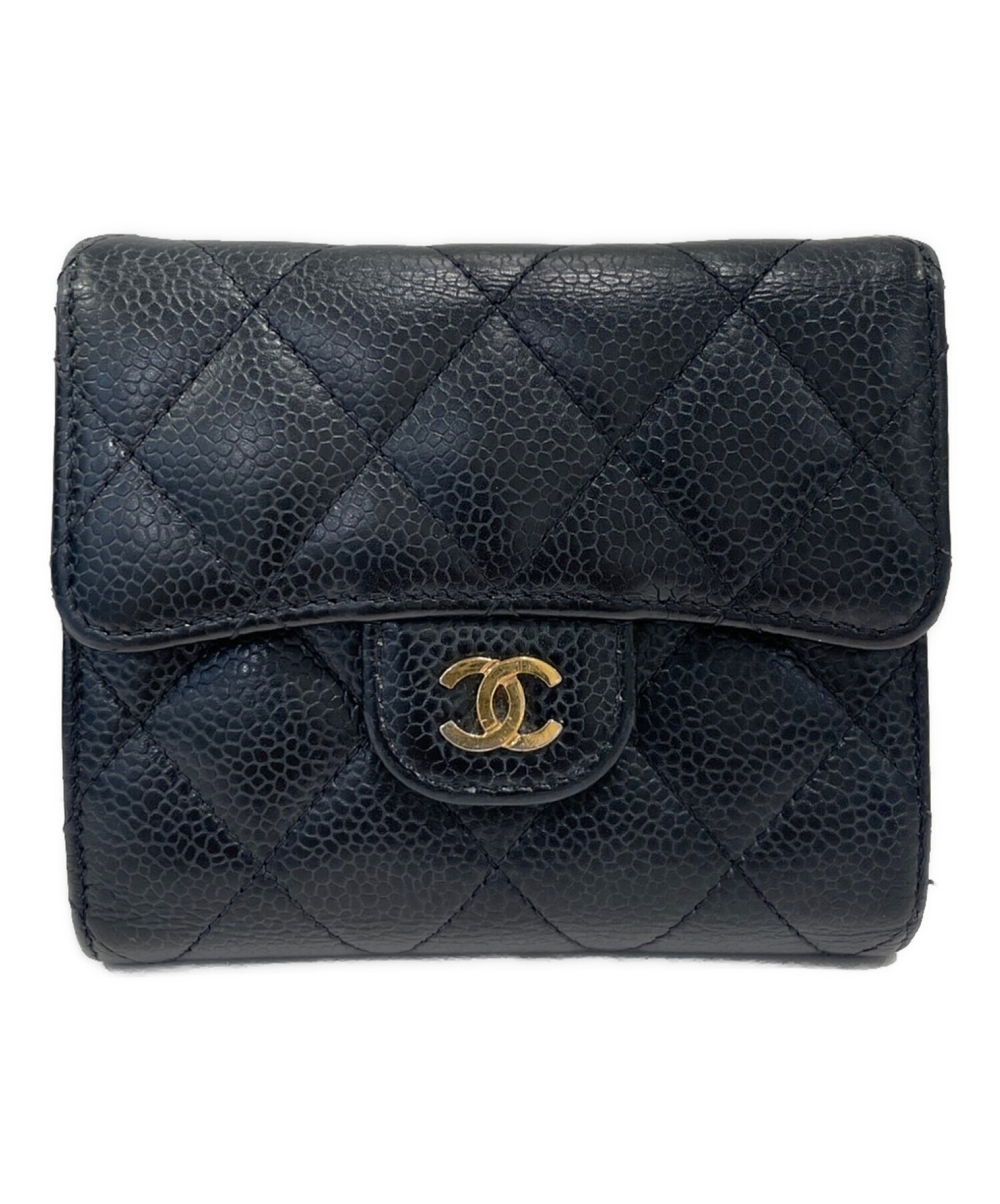 中古・古着通販】CHANEL (シャネル) マトラッセコンパクトウォレット