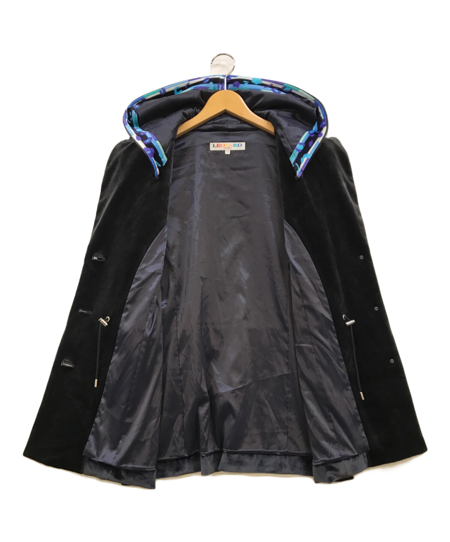 レオナール leonard 44 フード付き 極美品△LEONARD SPORT