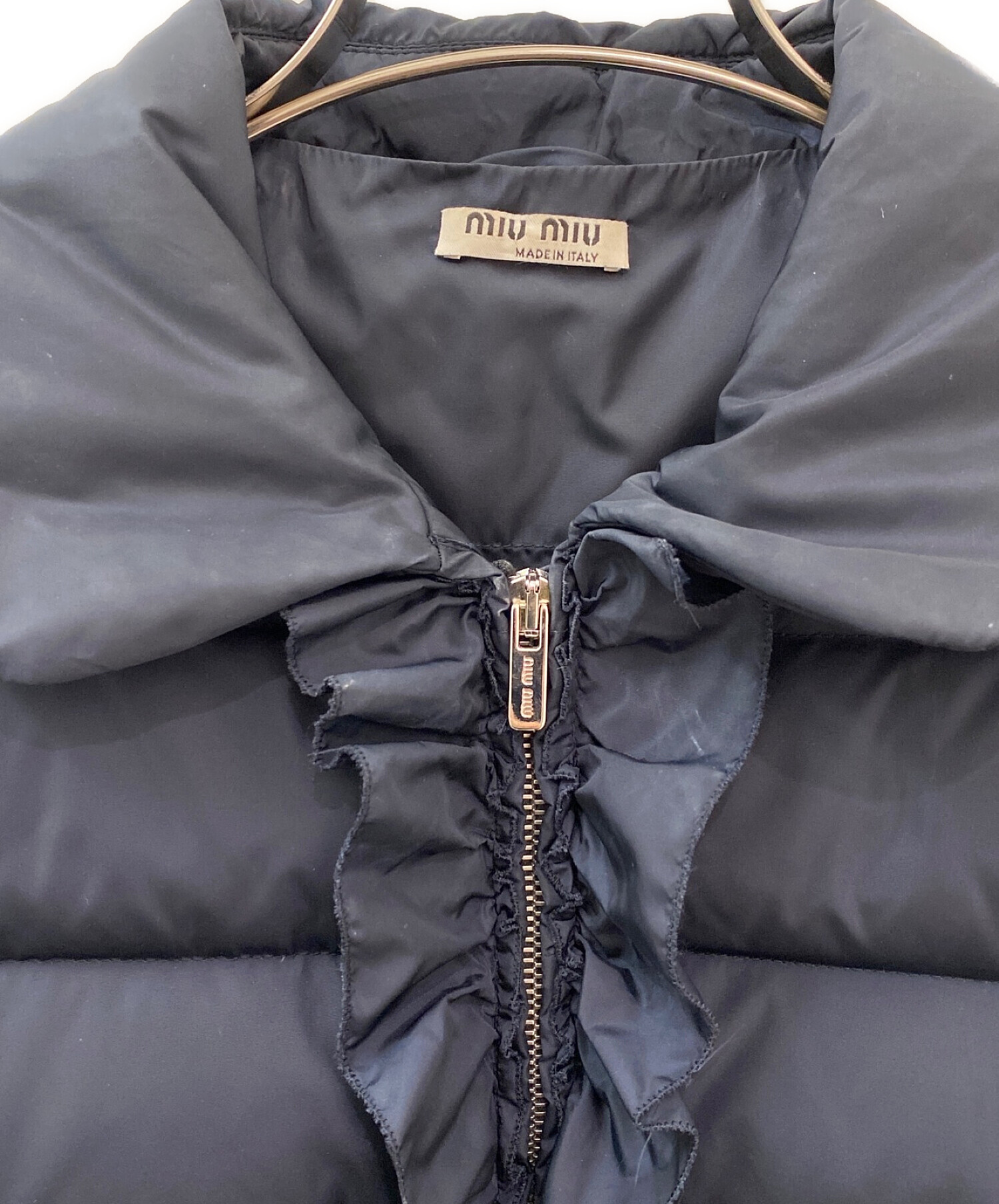 中古・古着通販】MIU MIU (ミュウミュウ) フリルダウンジャケット