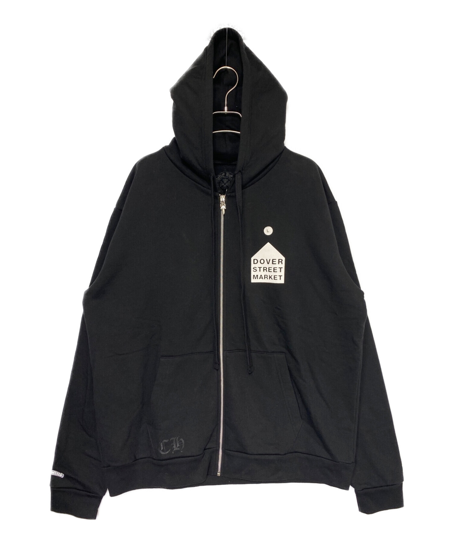 クロムハーツ M ドーバーストリートマーケットDSM ジップアップパーカー 中古 クロムハーツ M ドーバーストリートマーケットDSM ジップアップ