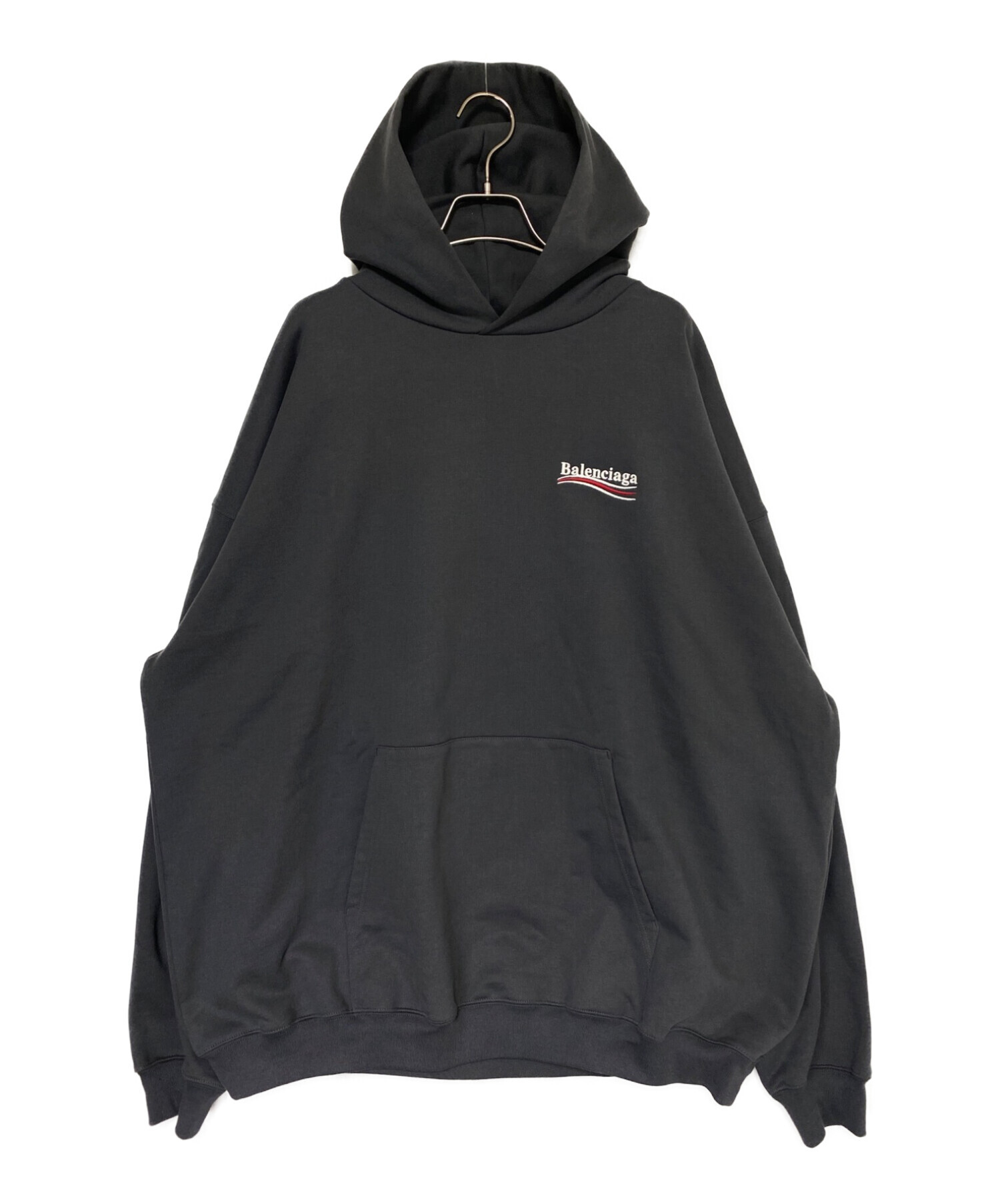 中古・古着通販】BALENCIAGA (バレンシアガ) Large Fit Hoodie グレー