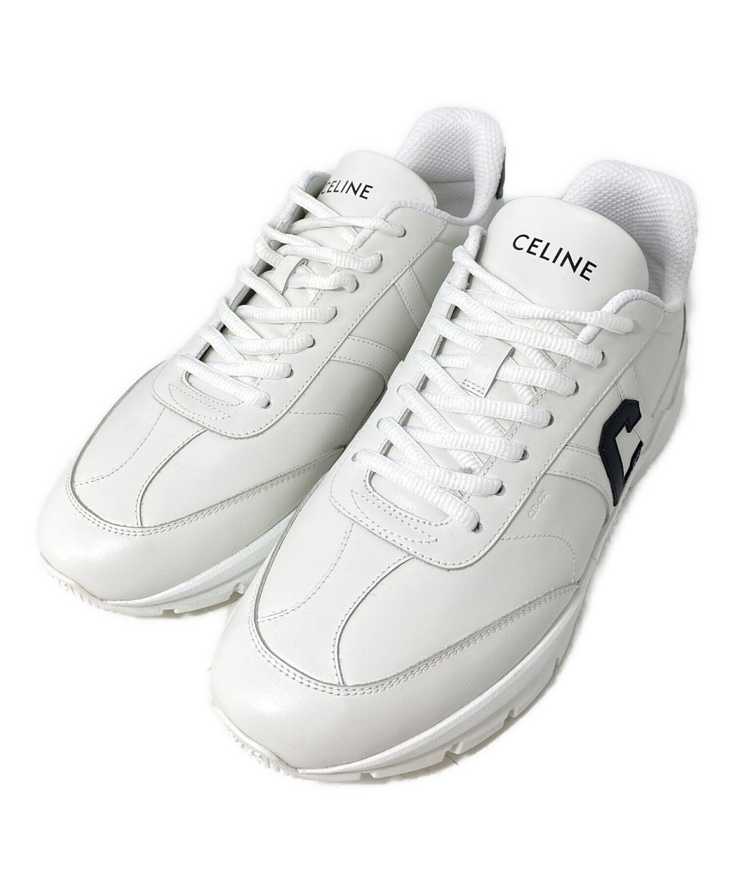 中古・古着通販】CELINE (セリーヌ) CR-02レースアップロースニーカー 