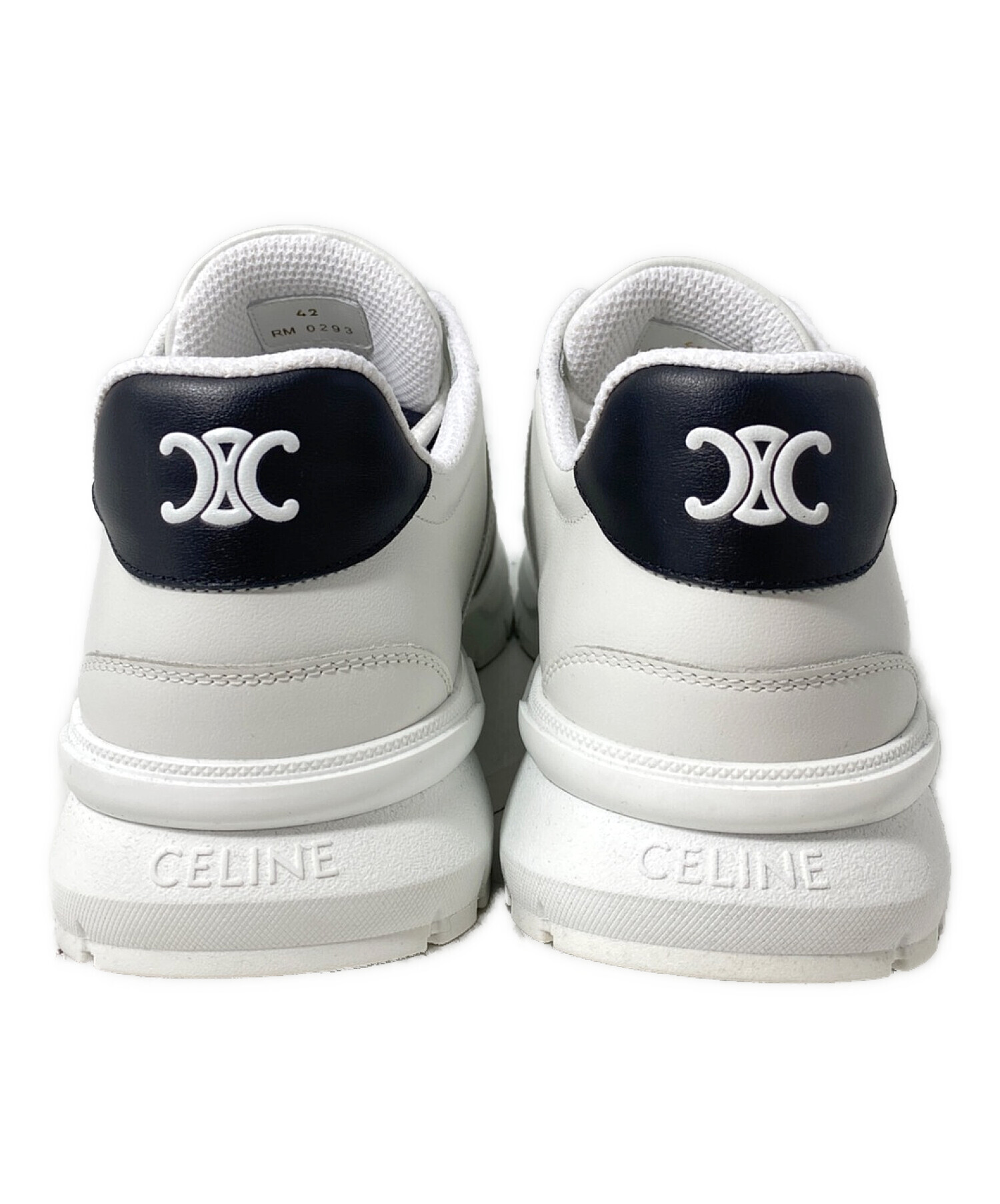 中古・古着通販】CELINE (セリーヌ) CR-02レースアップロースニーカー 