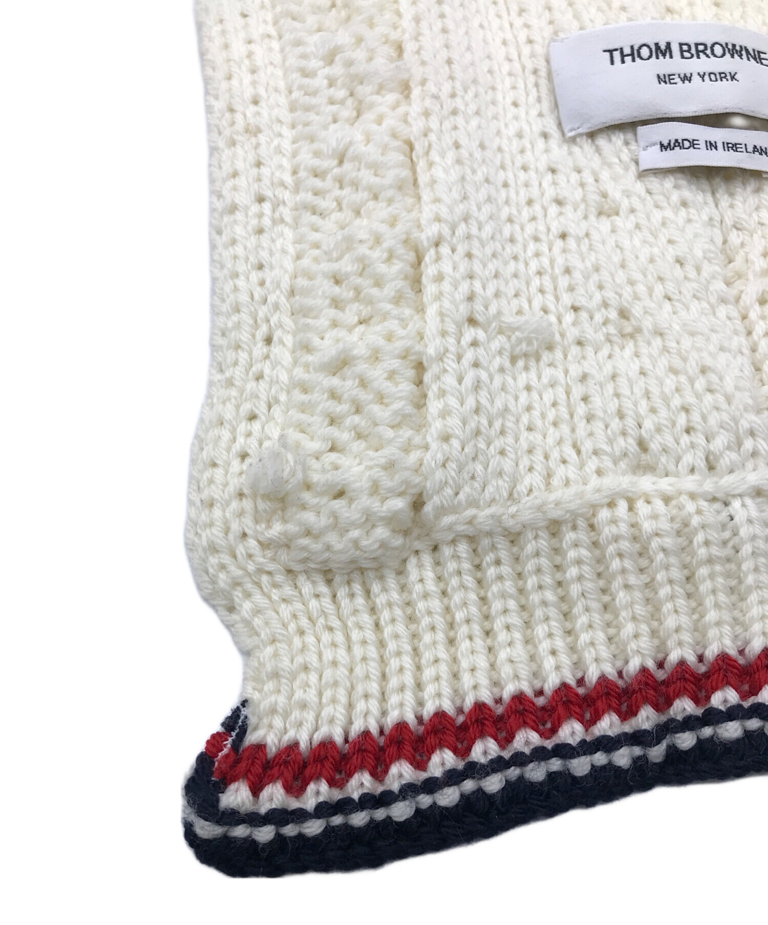 中古・古着通販】Thom Browne (トムブラウン) マフラー ポケット付