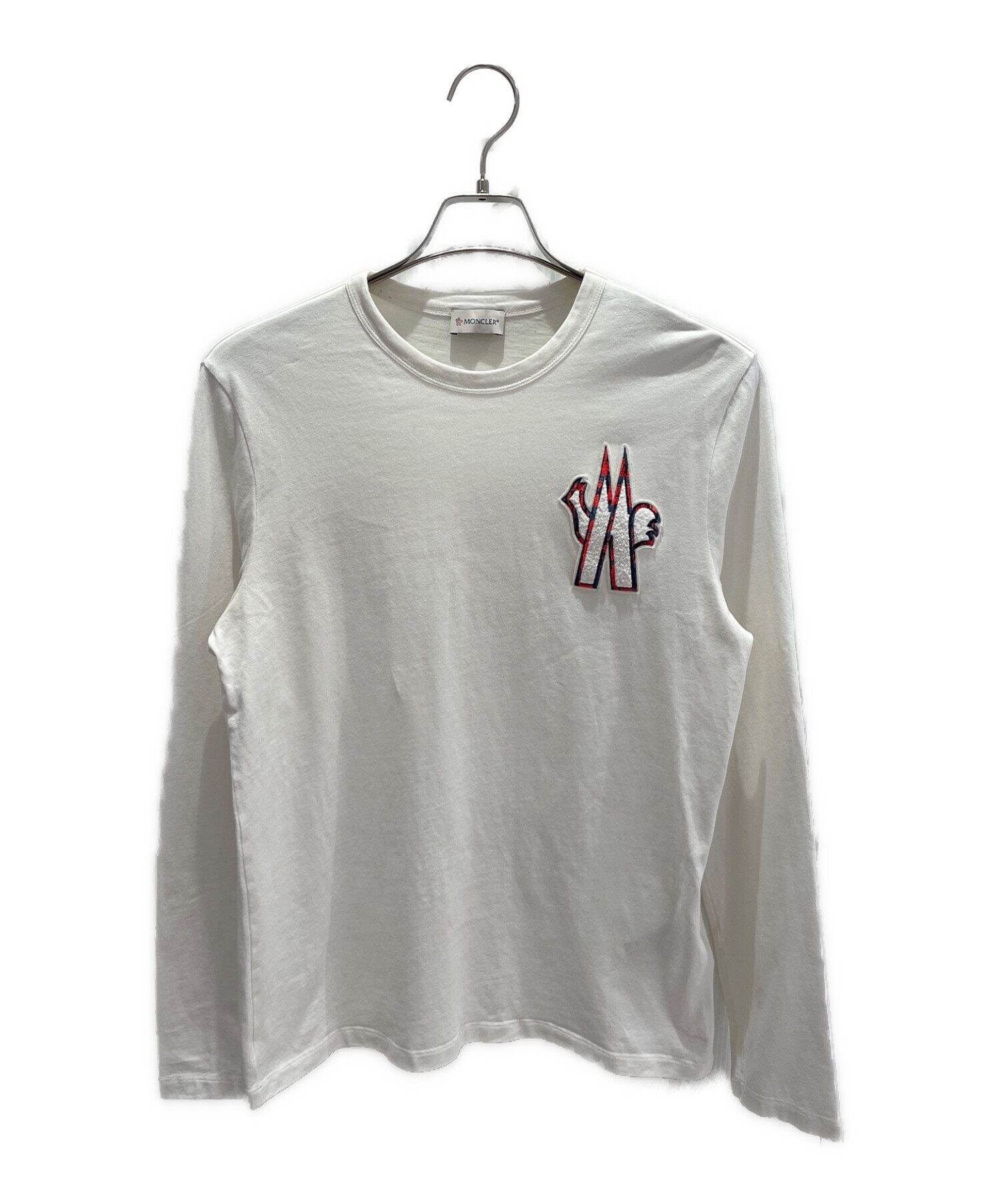 未使用に近い・２４年式★モンクレール　MAGLIA MANICA Tシャツ　XS MONCLER（モンクレール） MAGLIA MANICHE CORTE Tシャツ 半袖 クルー