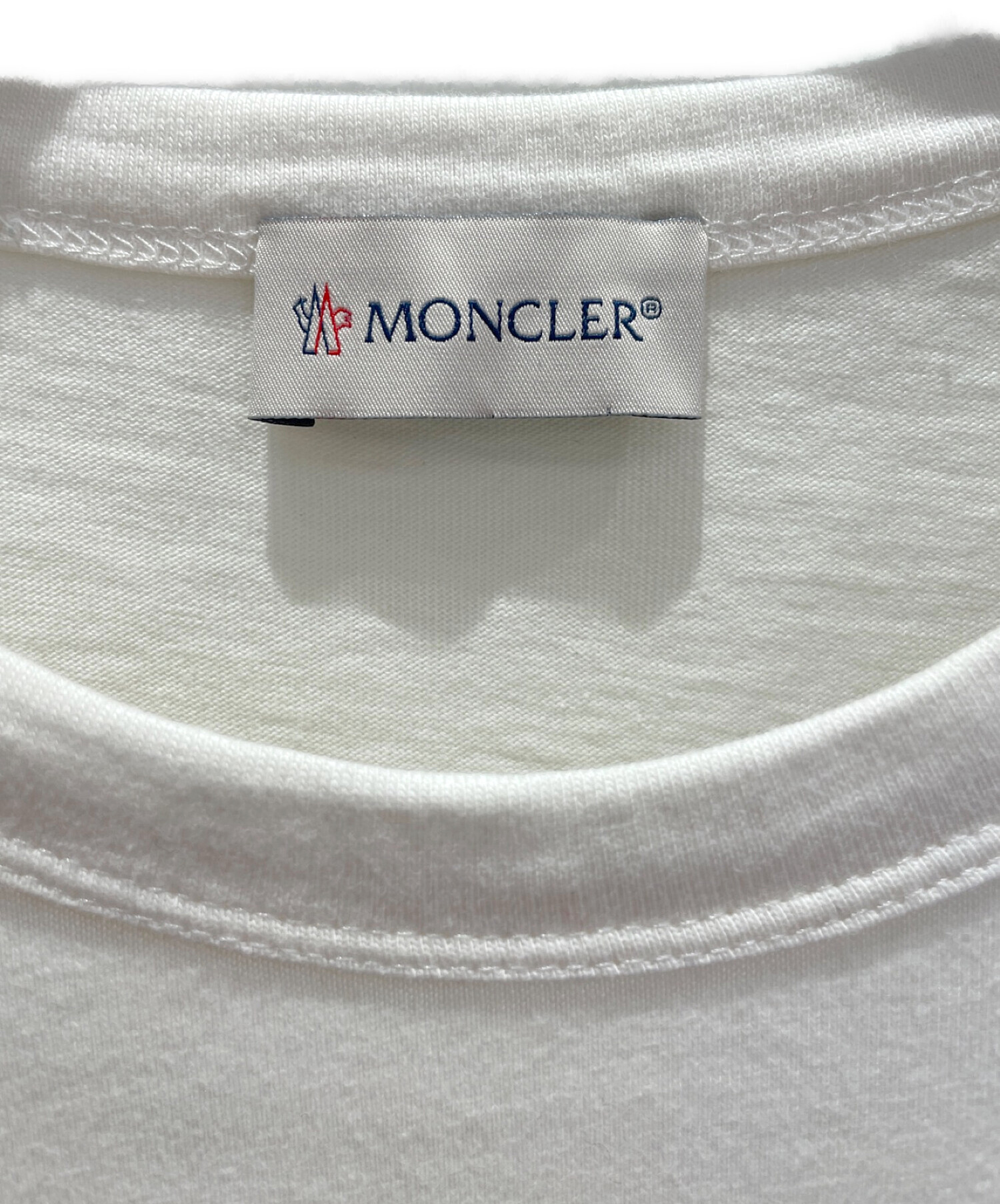 中古・古着通販】MONCLER (モンクレール) MAGLIA T-SHIRT ホワイト