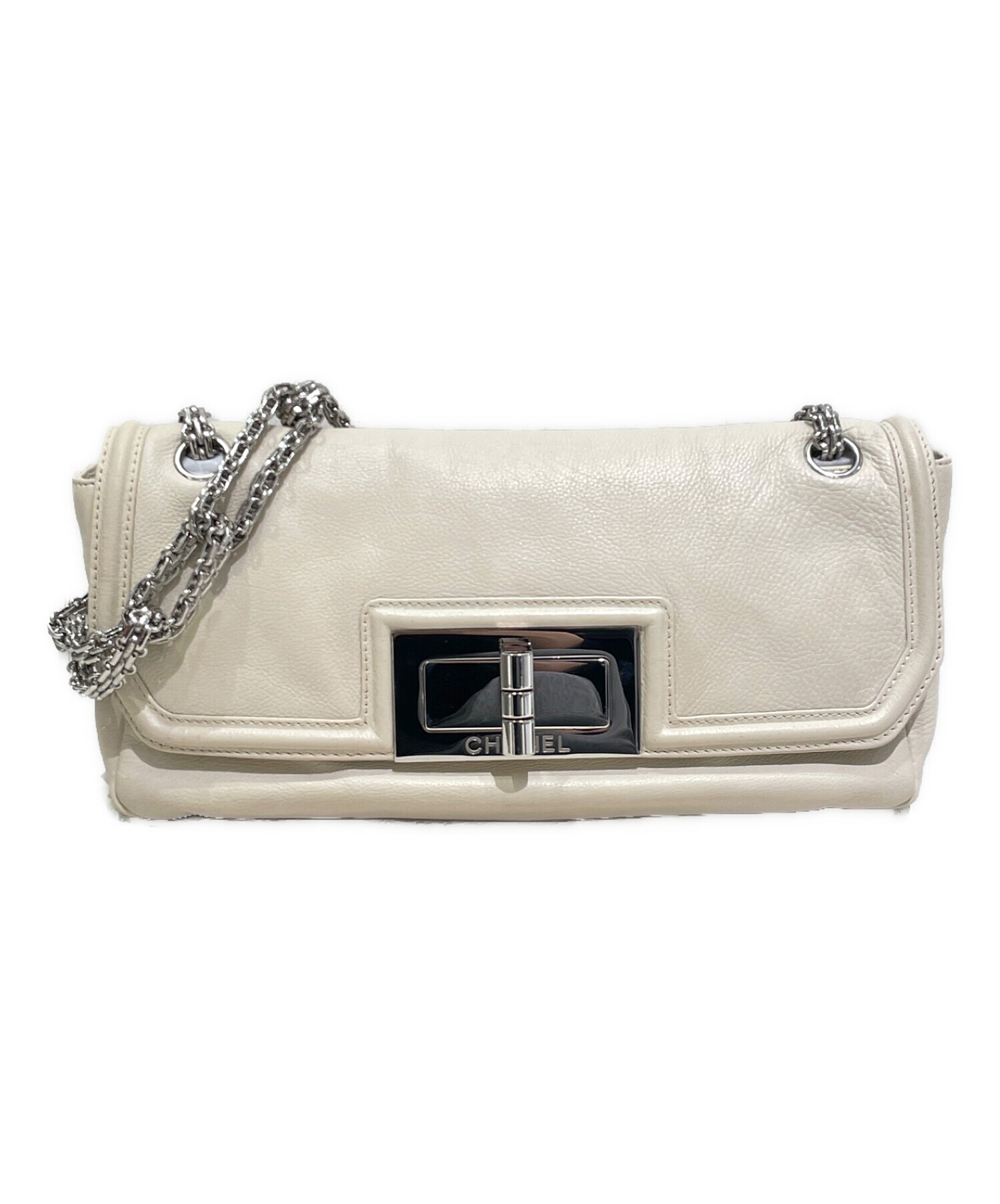 中古・古着通販】CHANEL (シャネル) ショルダーバッグ クリーム 