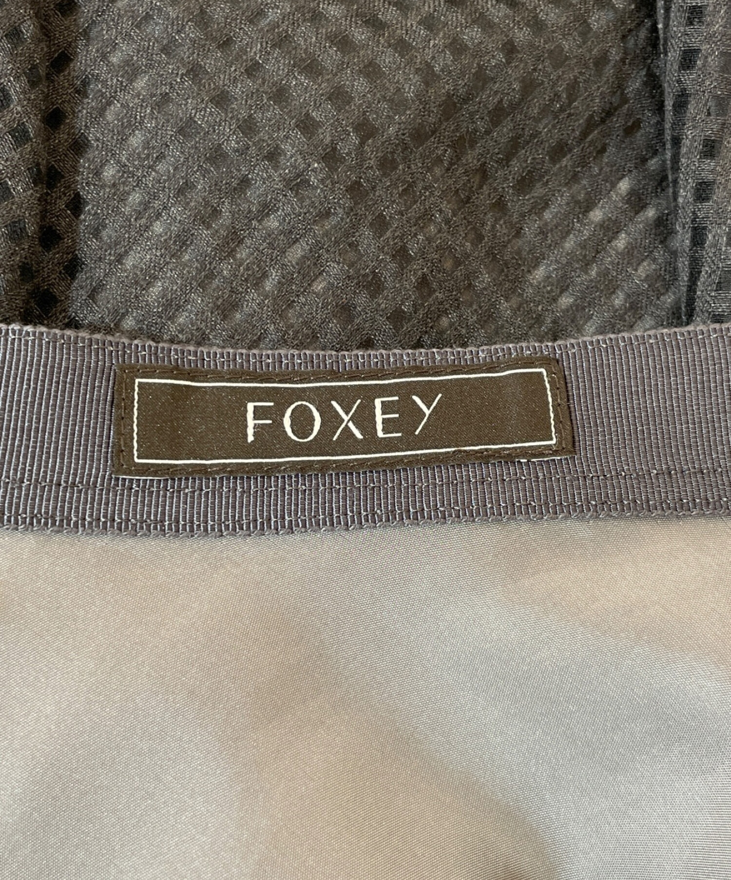 中古・古着通販】FOXEY (フォクシー) skirt Jolie チャコールグレー