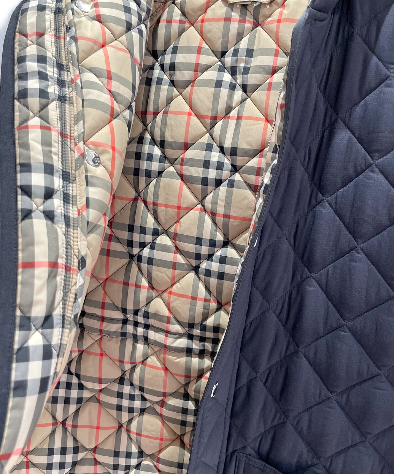 BURBERRY バーバリーキルトジャケット120cm BURBERRY】FORRES チェック柄キルティングシャツジャケット