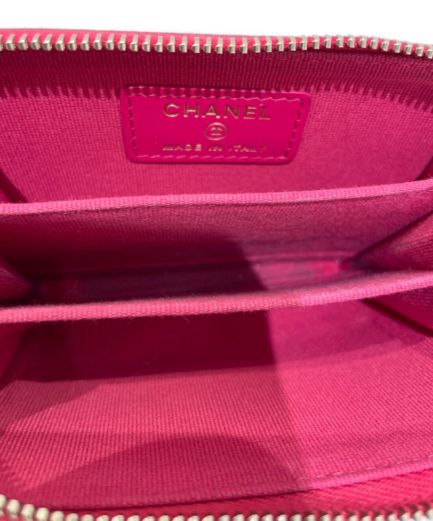 中古・古着通販】CHANEL (シャネル) マトラッセミニウォレット ピンク