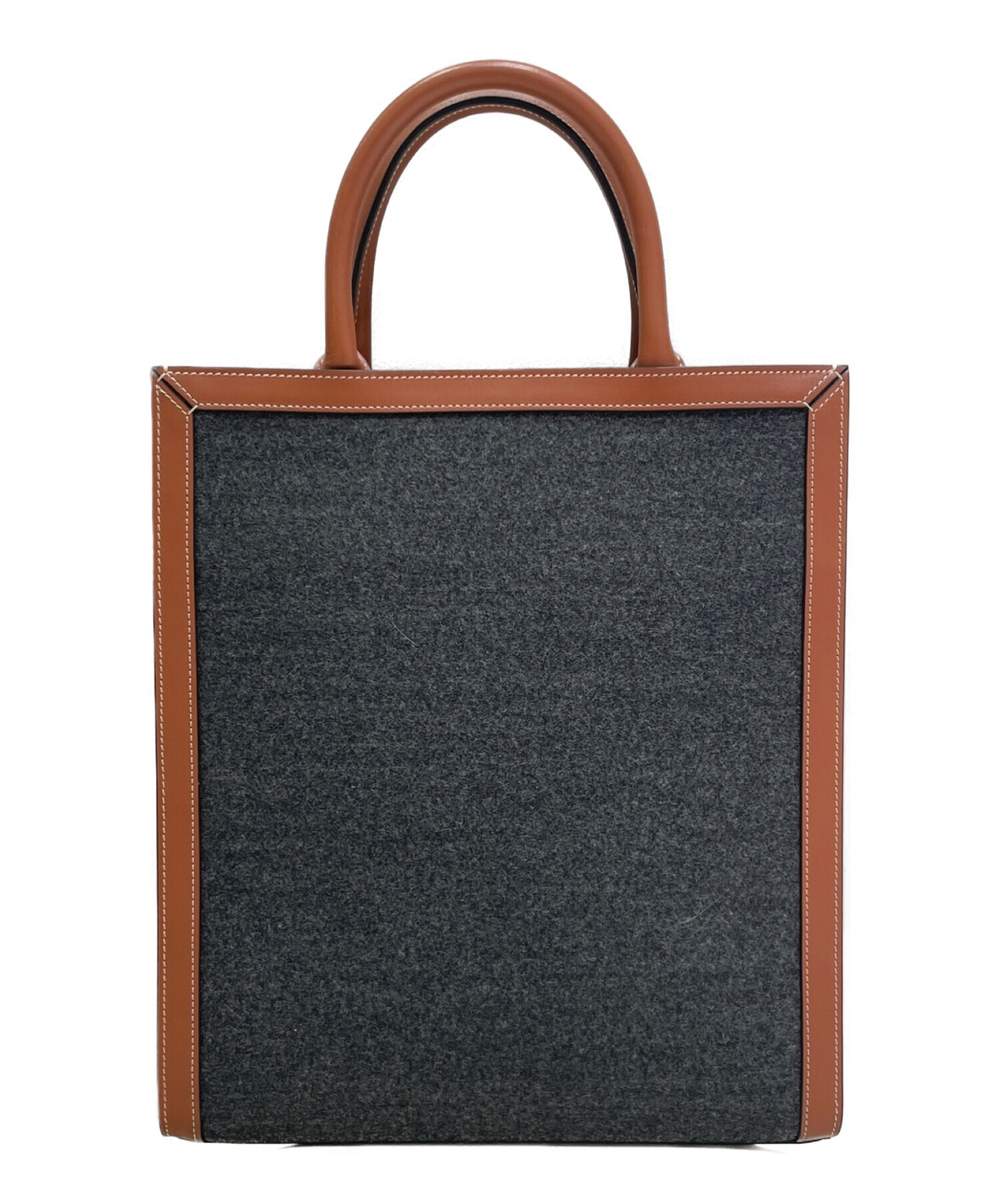 美品　セリーヌ　バーティカルカバ　グレー CELINE CELINE(セリーヌ) バーティカルカバ スモール トート