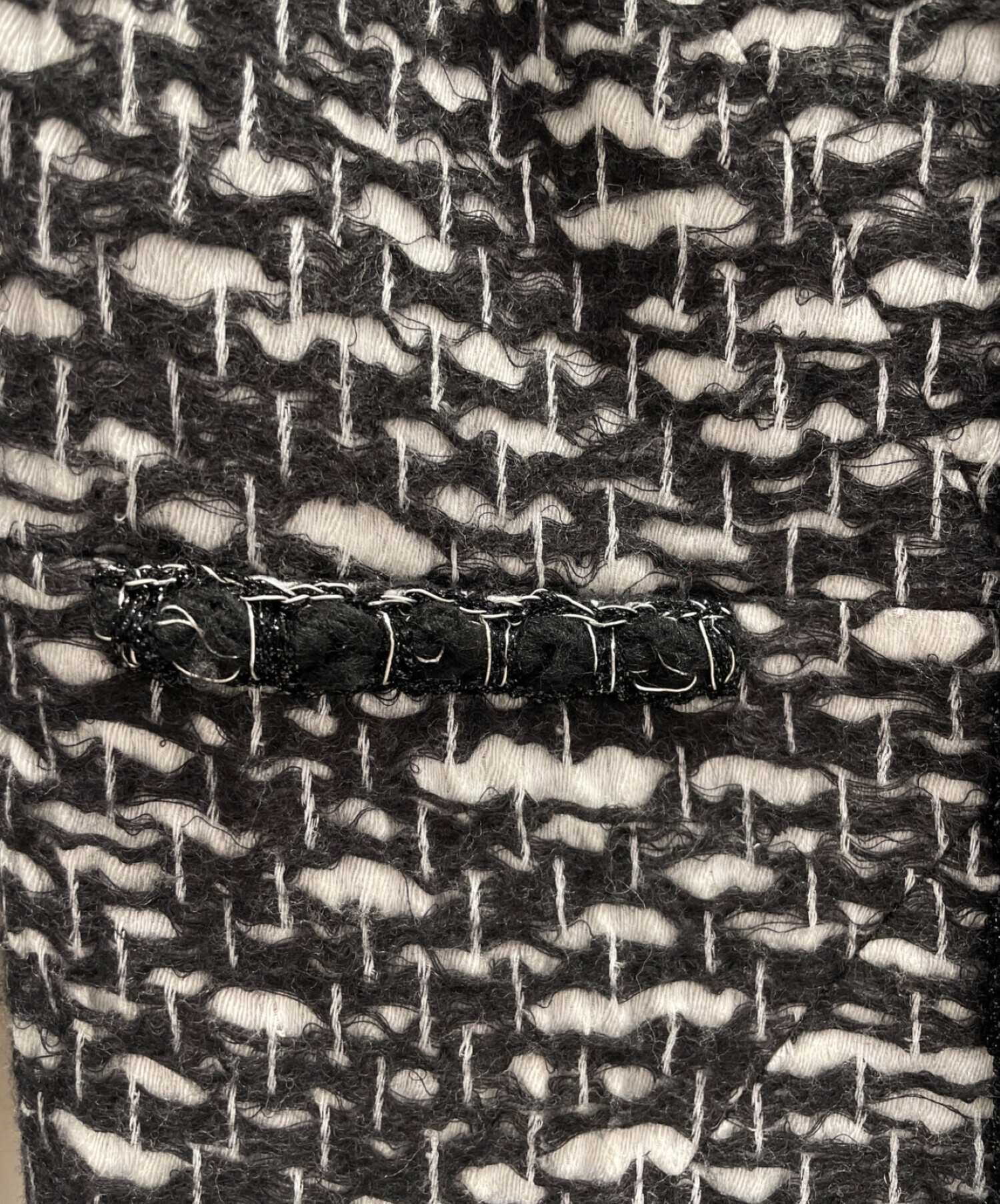 中古・古着通販】CHANEL (シャネル) ノーカラージャケット ブラック