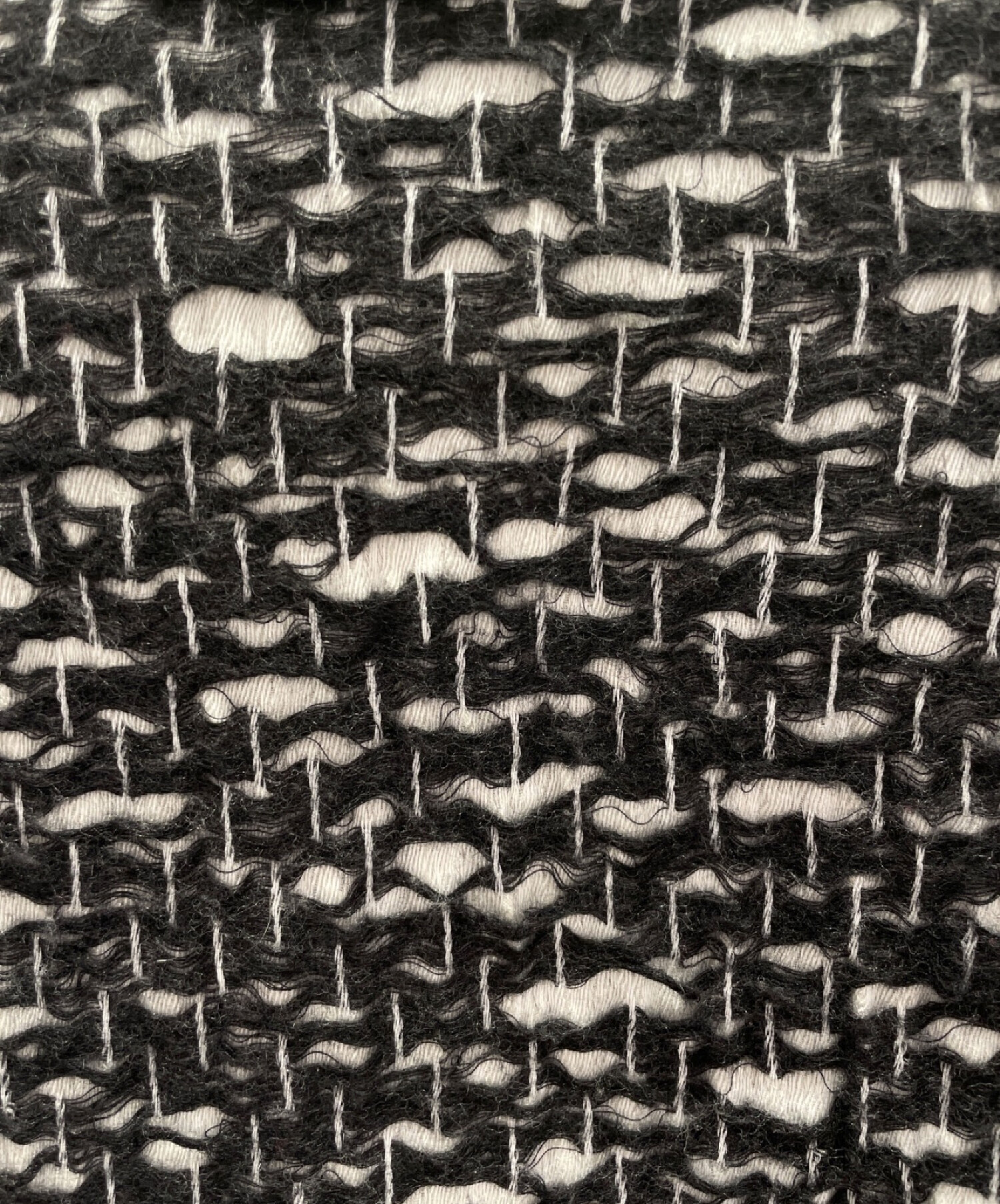 CHANEL ノーカラージャケット ホワイト/ブラック CHANEL ノーカラージャケット ホワイト/ブラック CHANEL シャネル ノー