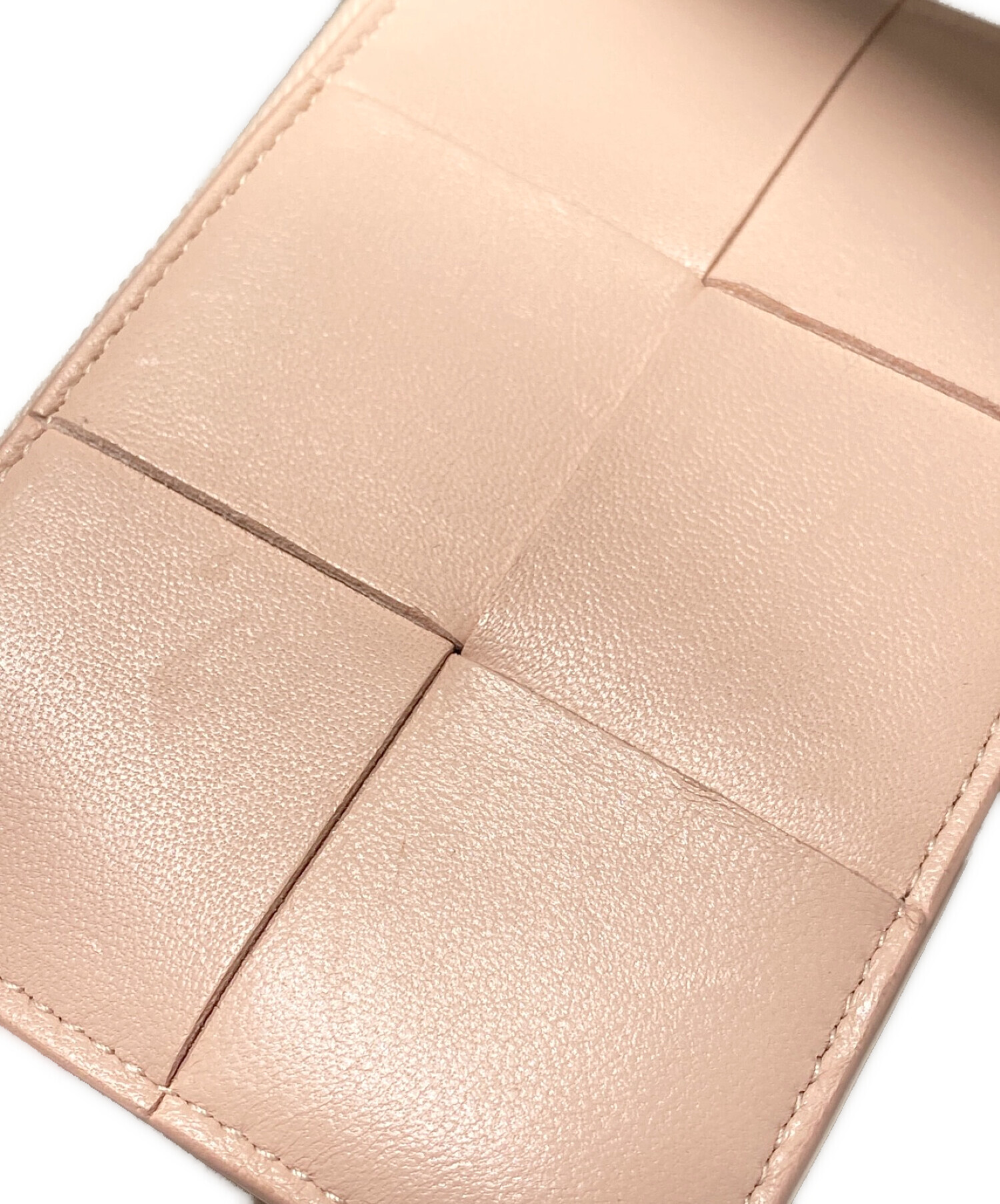 BOTTEGA VENETA ボッテガベネタ 財布・ケース  ベージュ 【古着】【中古】【送料無料】 中古・古着通販】BOTTEGA VENETA (ボッテガベネタ) カセットファスナー