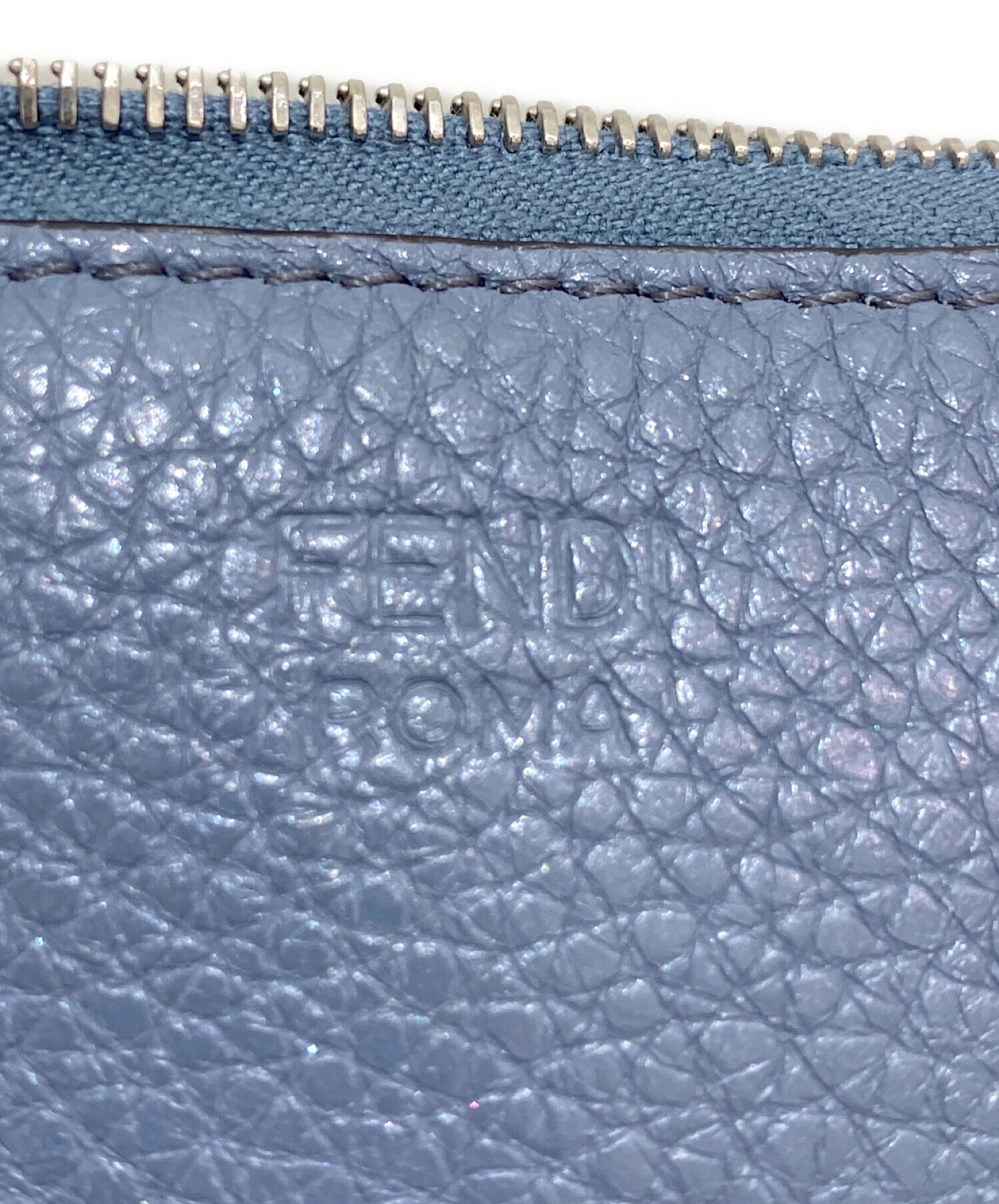 中古・古着通販】FENDI (フェンディ) ピーカブー キーケース ブルー