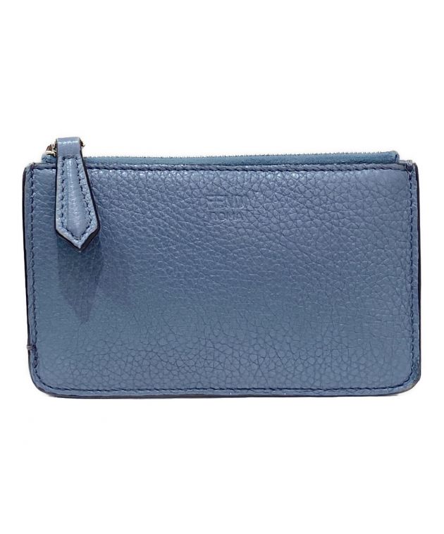 中古・古着通販】FENDI (フェンディ) ピーカブー キーケース ブルー