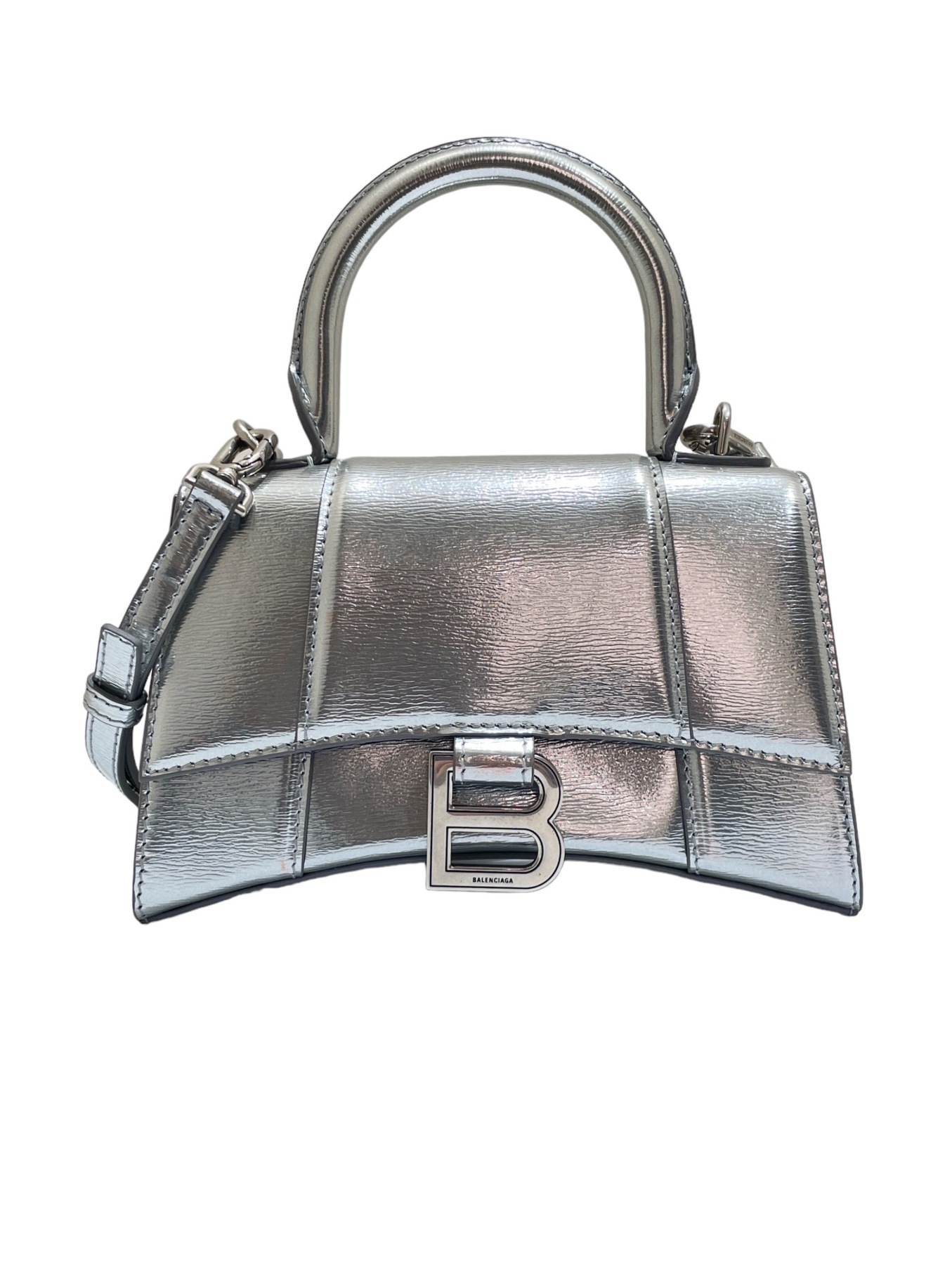 中古・古着通販】BALENCIAGA (バレンシアガ) アワーグラスXS シルバー